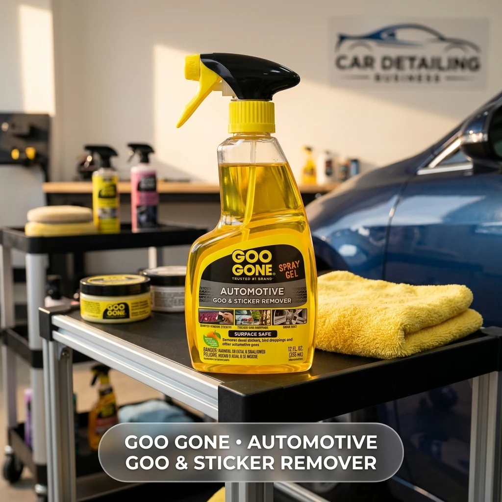Goo Gone Automotive - Cleans Auto Interiors/ Bodies and Rims, Removes Bugs & Stickers - 12 Fl. Oz product photo, view 1 of 7