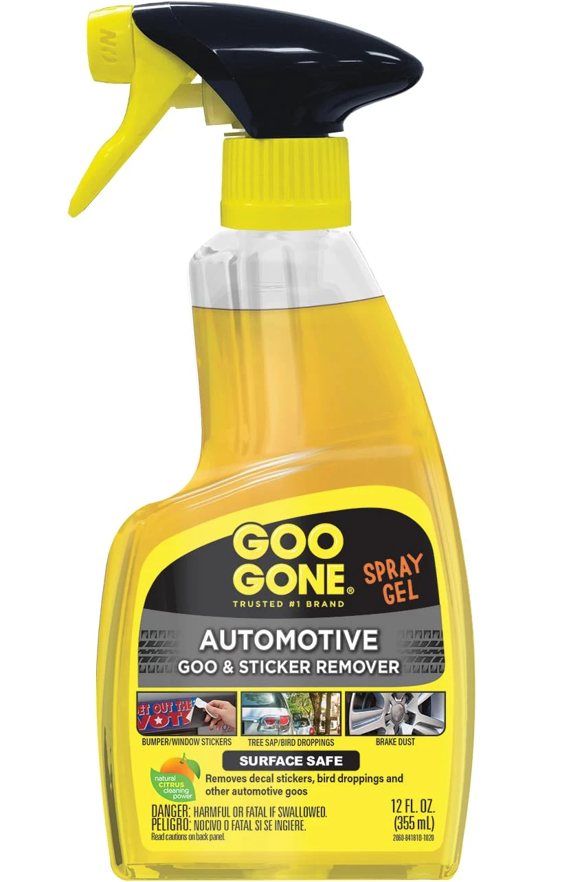 Goo Gone Automotive - Cleans Auto Interiors/ Bodies and Rims, Removes Bugs & Stickers - 12 Fl. Oz product photo, view 2 of 7