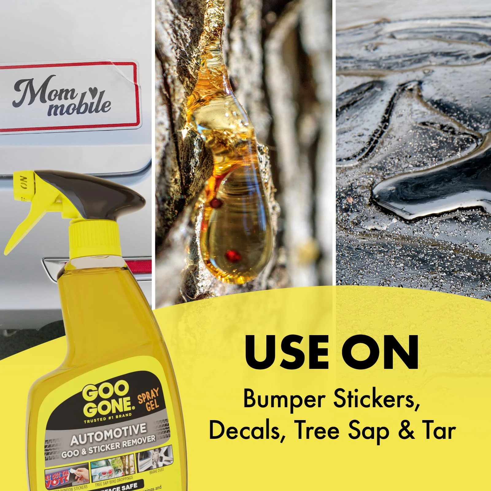 Goo Gone Automotive - Cleans Auto Interiors/ Bodies and Rims, Removes Bugs & Stickers - 12 Fl. Oz product photo, view 6 of 7
