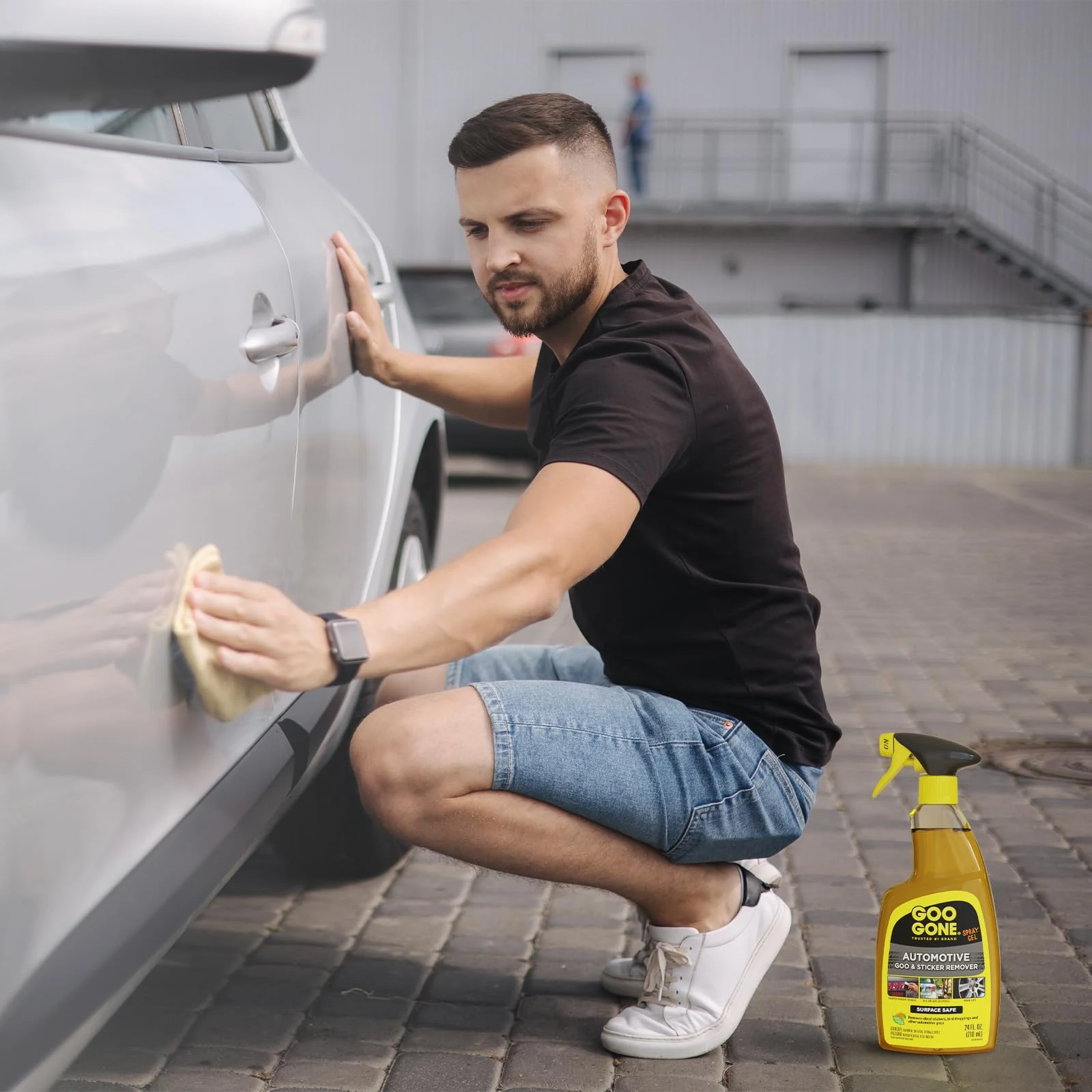 Goo Gone Automotive - Cleans Auto Interiors/ Bodies and Rims, Removes Bugs & Stickers - 12 Fl. Oz product photo, view 7 of 7