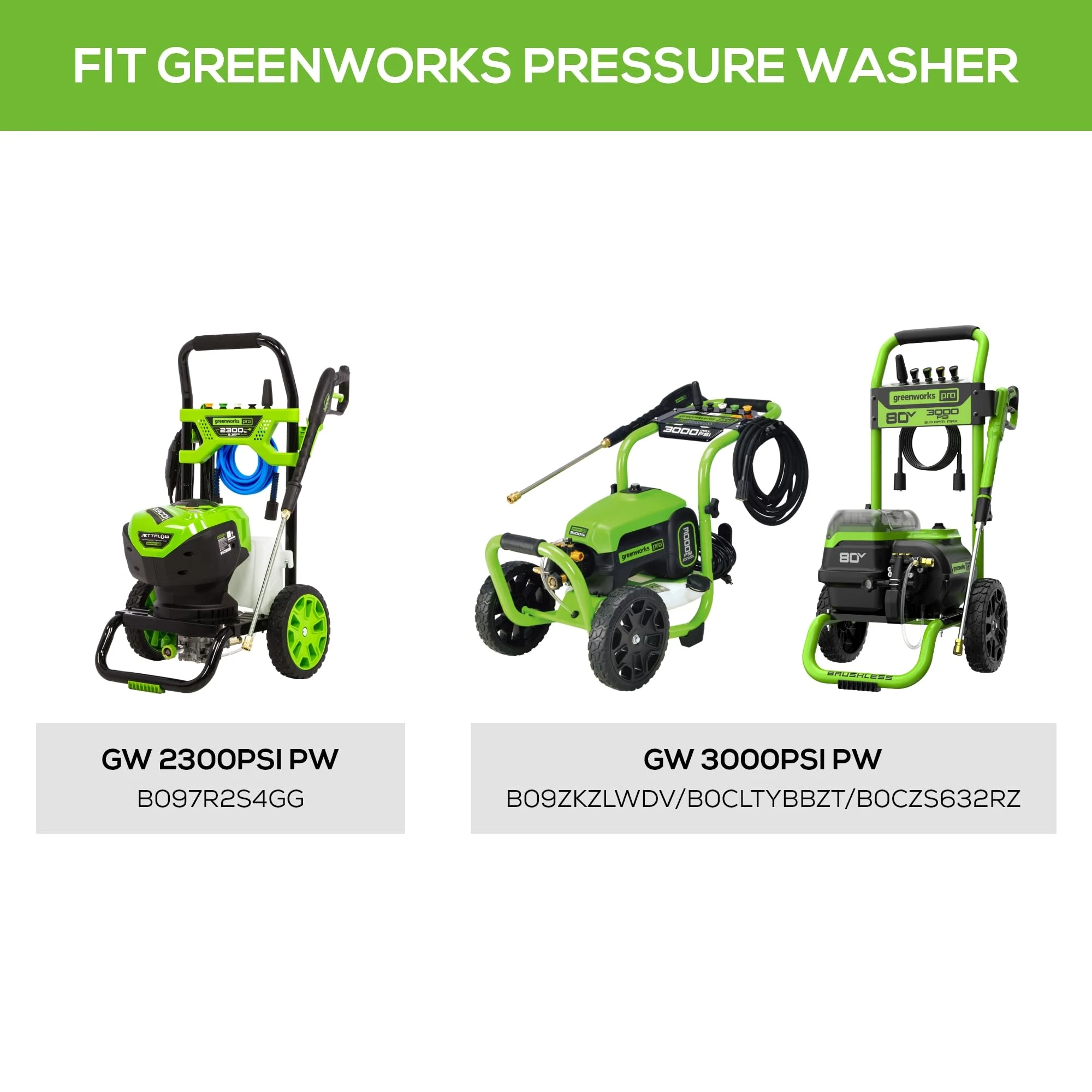 Greenworks 12" (in.) Surface Cleaner Pressure Washer Attachment product photo, view 3 of 8