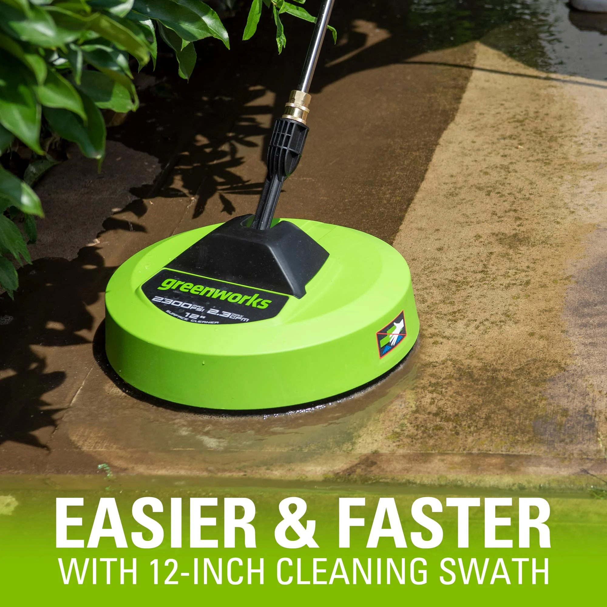 Greenworks 12" (in.) Surface Cleaner Pressure Washer Attachment product photo, view 4 of 8