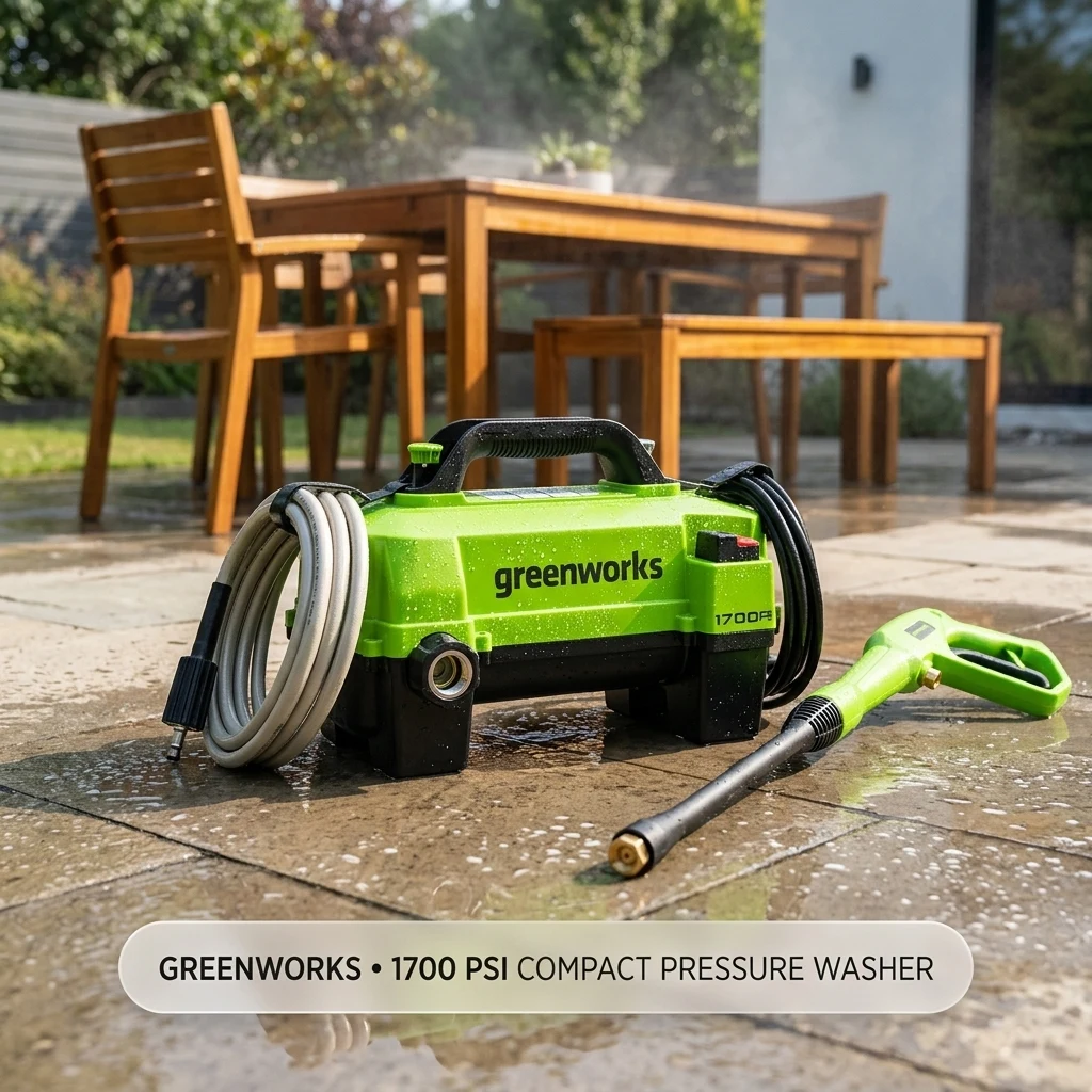 Greenworks 1700 PSI (1.2 GPM) Electric Pressure Washer product photo, view 1 of 7