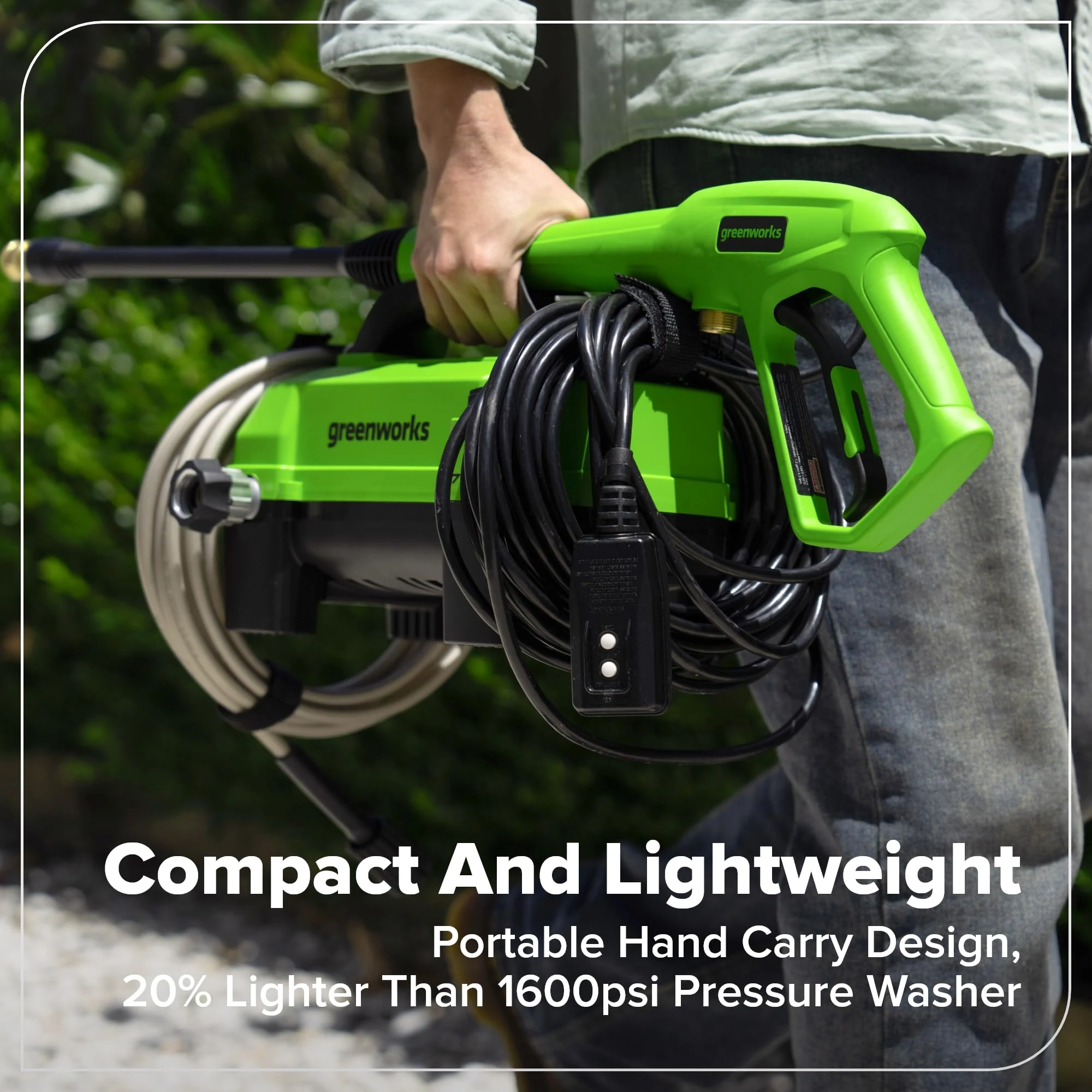 Greenworks 1700 PSI (1.2 GPM) Electric Pressure Washer product photo, view 7 of 7
