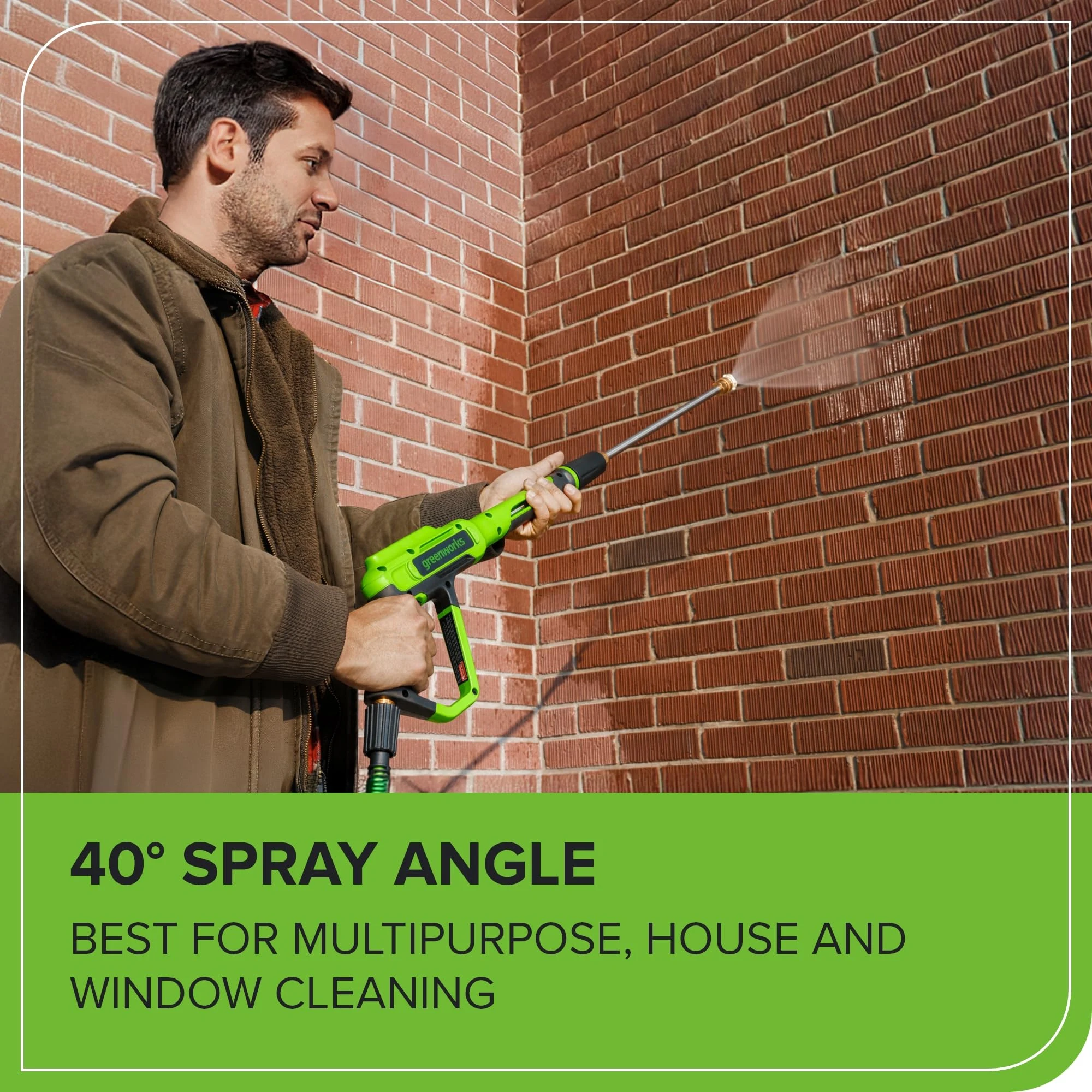 Greenworks 2100 PSI (1.2 GPM) Electric Pressure Washer product photo, view 7 of 7