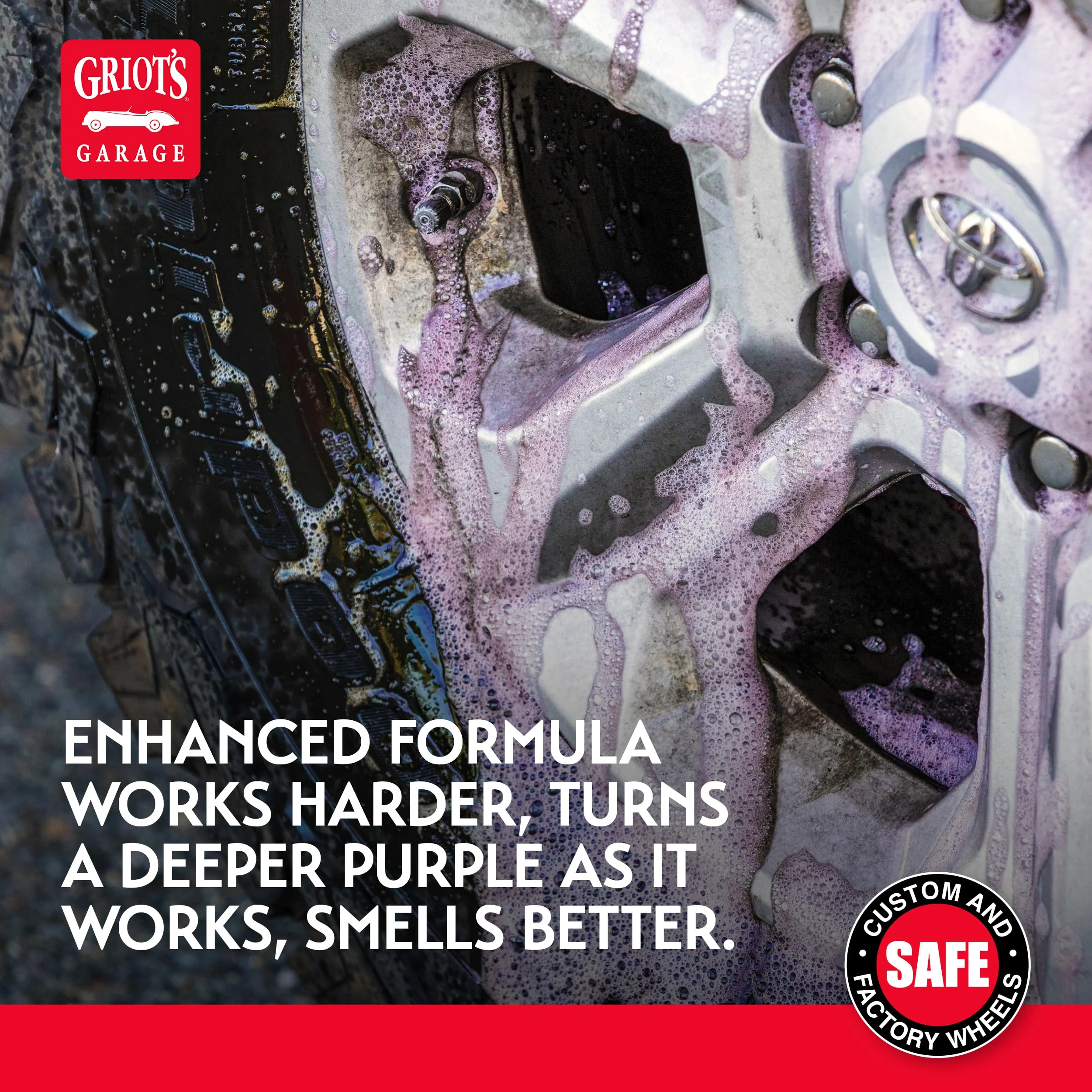 Griot's Garage Heavy-Duty Wheel Cleaner for All Wheel Finishes, Breaks Down and Removes Stubborn Brake Dust and Grime, PH Bal product photo, view 6 of 7