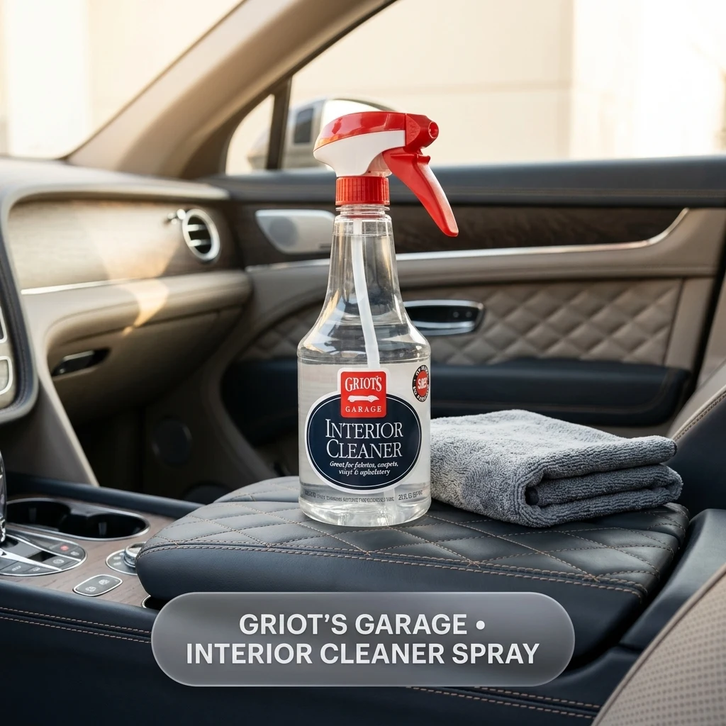 Griot's Garage Interior Cleaner Spray for Car Seats, Carpet, Upholstery Fabric, Floor Mat, Vinyl, Dashboard, Ideal for Truck product photo