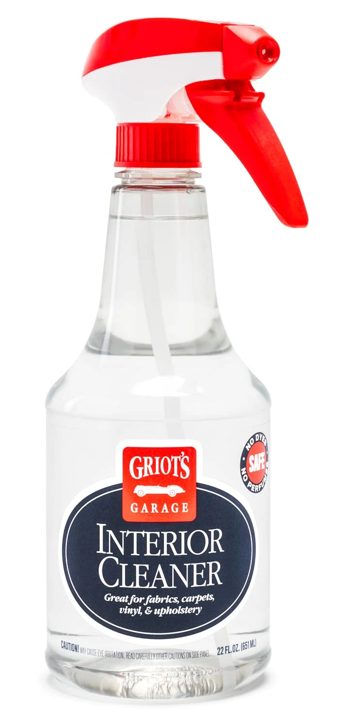 Griot's Garage Interior Cleaner Spray for Car Seats, Carpet, Upholstery Fabric, Floor Mat, Vinyl, Dashboard, Ideal for Truck product photo, view 2 of 7