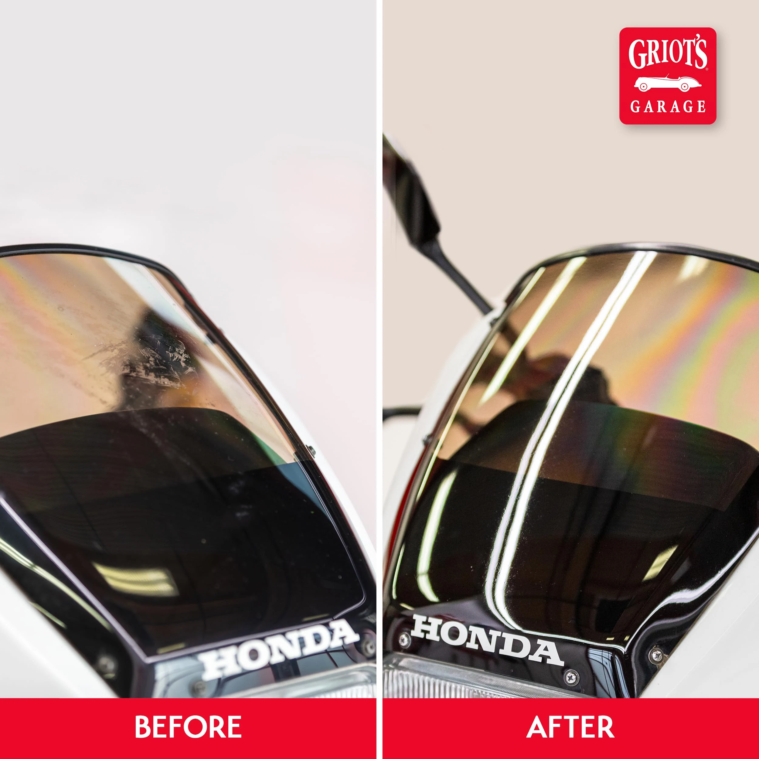Griot's Garage Plastic All-in-One, Polish, Restore, and Protect Vehicle Lights, Gauges, B-Pillars, Windscreens and More, Cera product photo, view 6 of 7