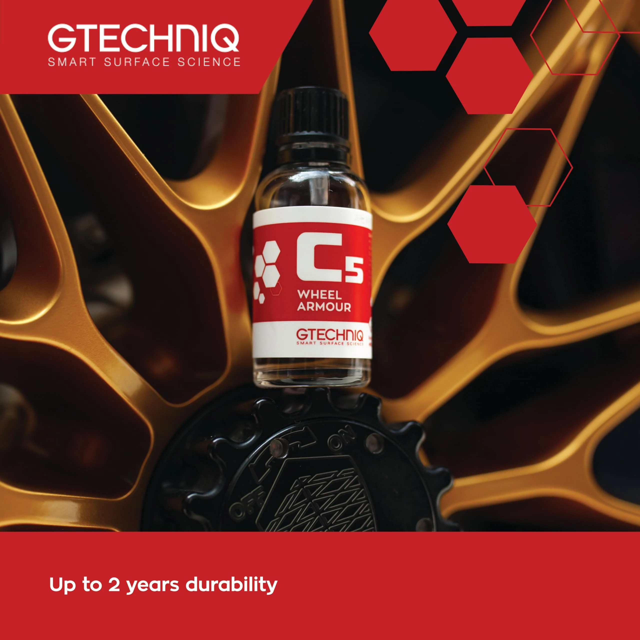 Gtechniq C5 Wheel Armor, Long Term Wheel Protection, 0.5 fl oz product photo, view 6 of 6