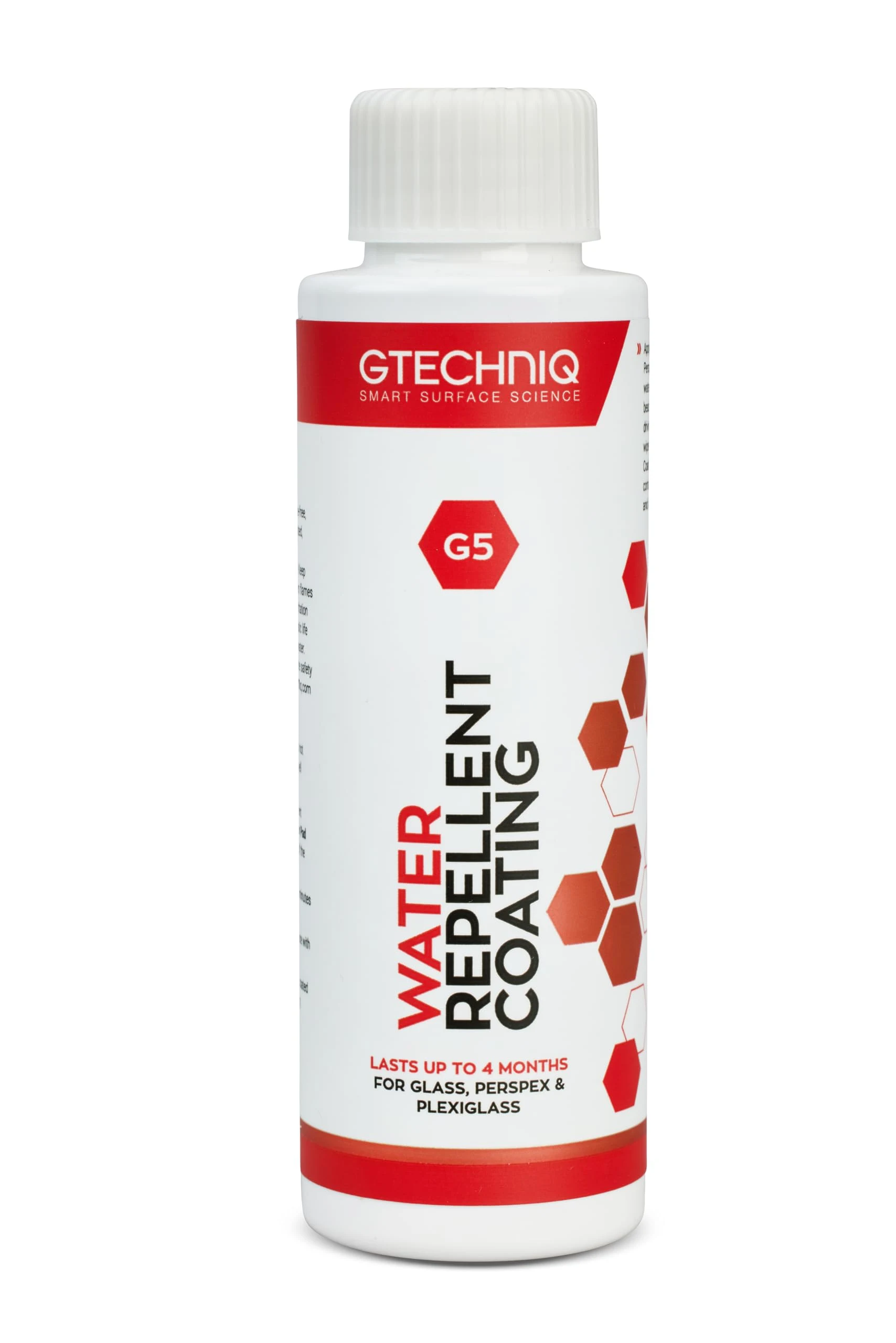 Gtechniq G5 Windshield Water Repellent Coating on Glass & Perspex 3.4 fl oz product photo, view 2 of 8