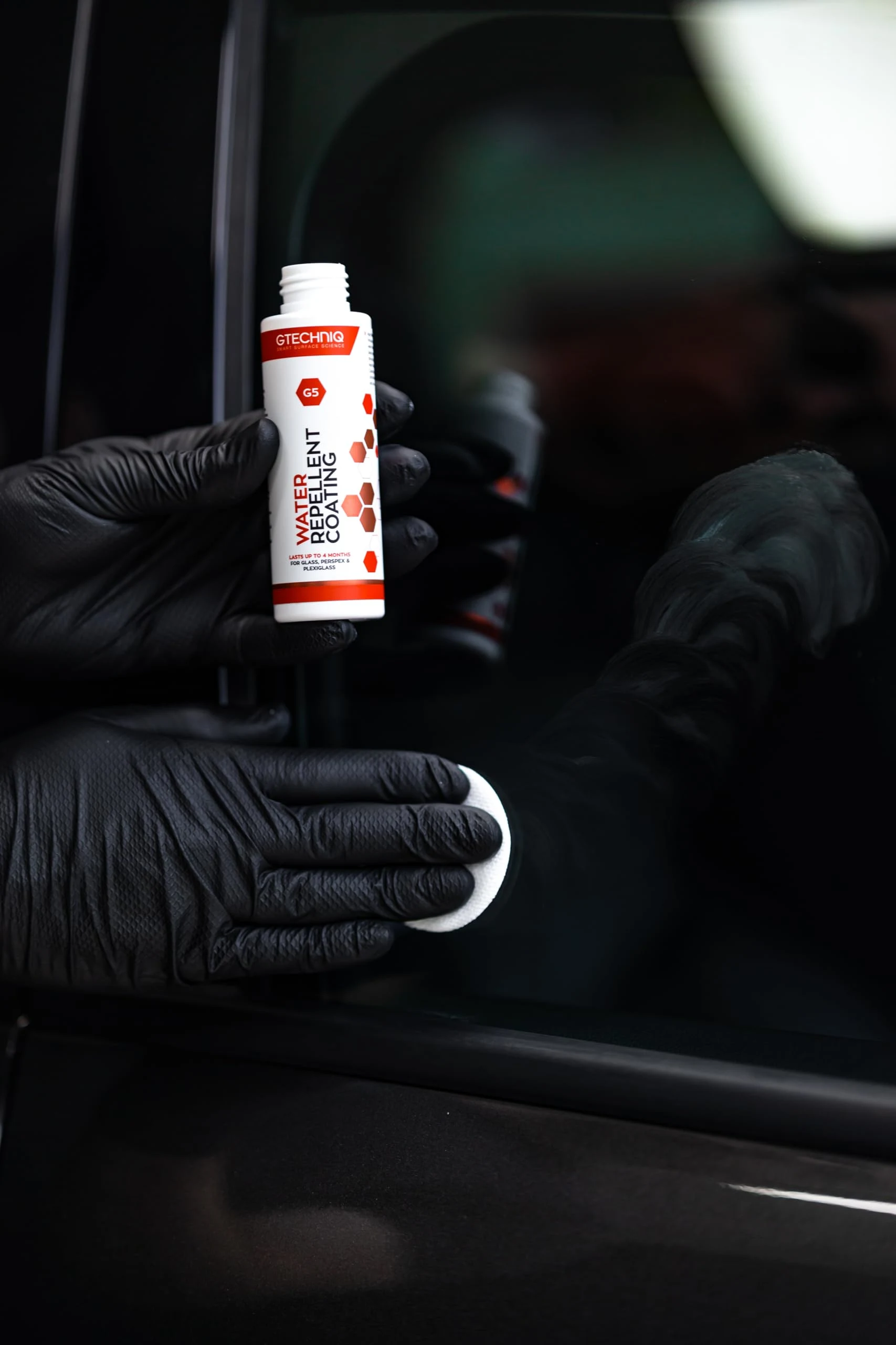 Gtechniq G5 Windshield Water Repellent Coating on Glass & Perspex 3.4 fl oz product photo, view 3 of 8