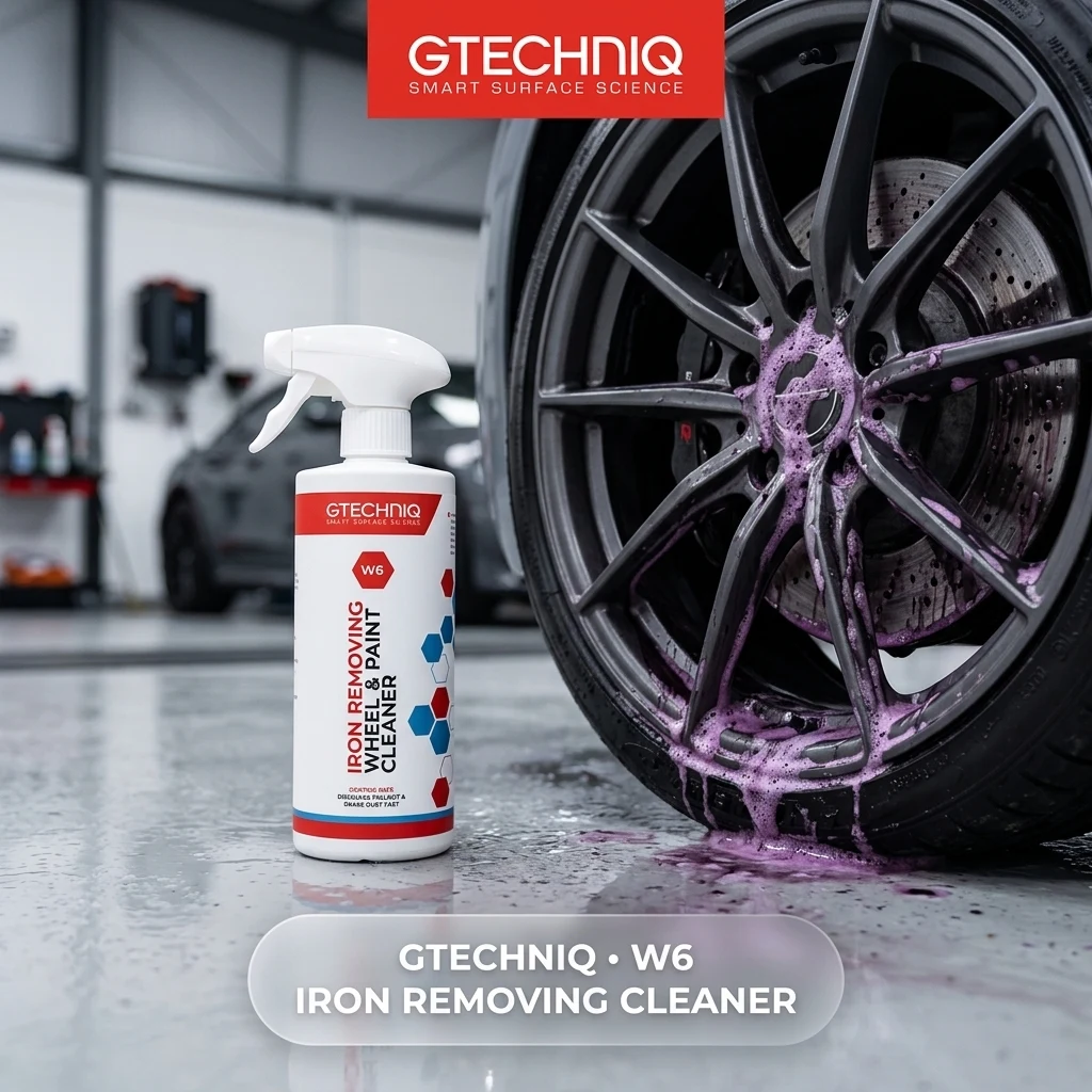 Gtechniq W6 Iron Removing Wheel & Paint Cleaner for Cars, Brake Dust Remover, Degreaser and Alloy Wheel Cleaner for Wheels, R product photo, view 1 of 7