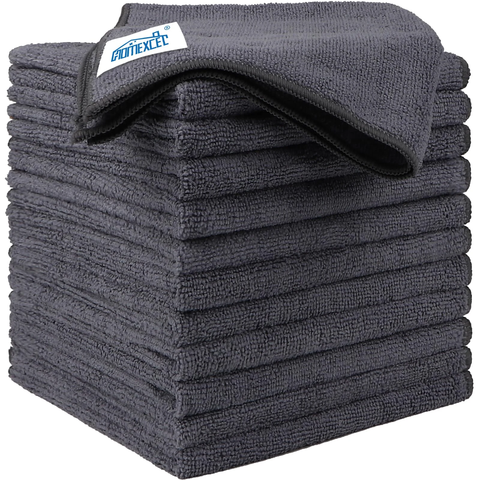 HOMEXCEL Microfiber Cleaning Cloth 12 Pack, 12.5 x 12.5 inch Microfiber Towels for Cars, Ultra Absorbent Washing Cloth, Lint product photo, view 2 of 7