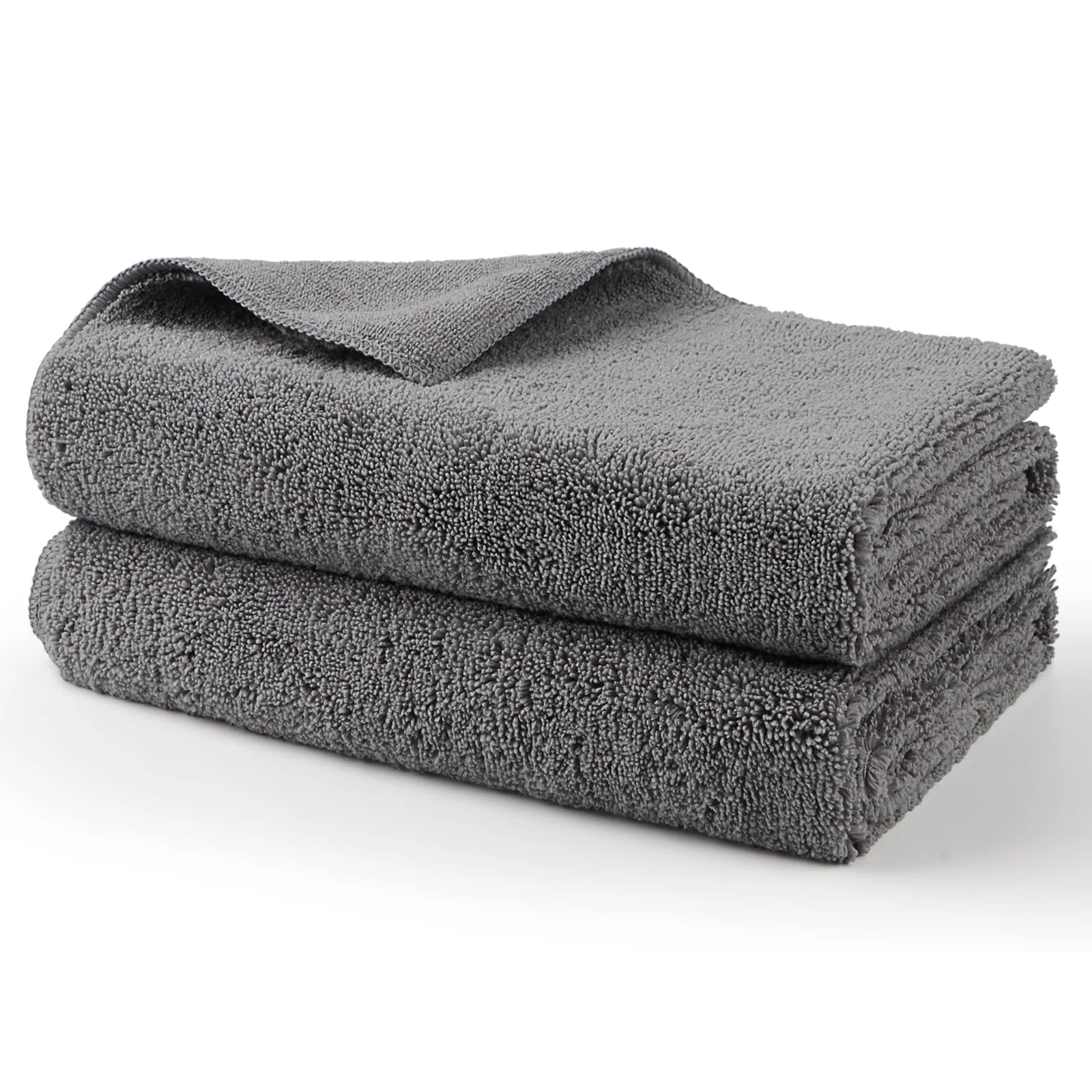 HOMEXCEL Professional Large Microfiber Car Drying Towels 2 Pack, Lint Free, Scratch Free, Highly Absorbent Drying Towel for C product photo, view 2 of 8