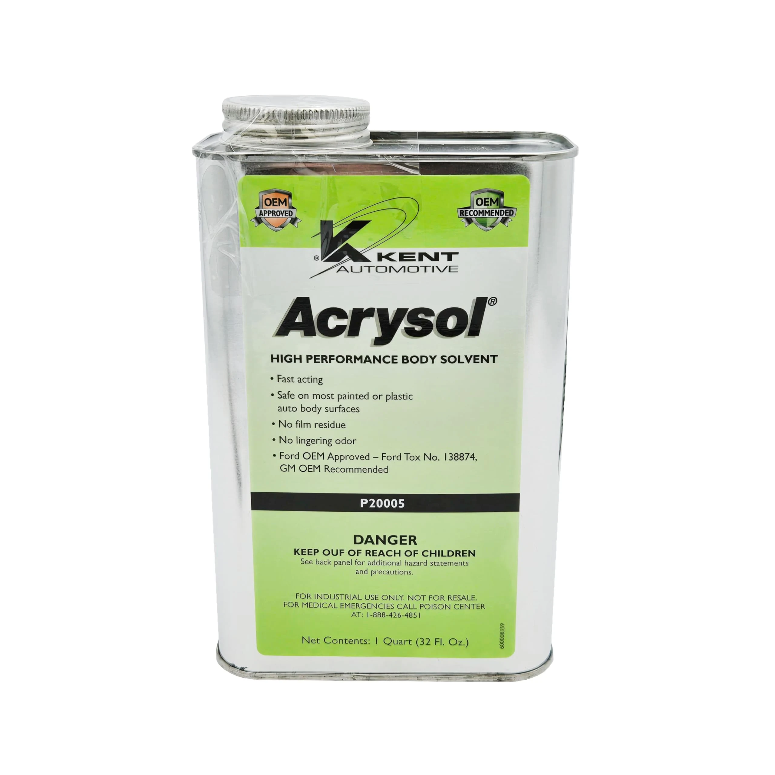 INSTALLBAY P20005 - Kent Spray Products - ACRYSOL 1 QT (INSTALLBAYP20005) product photo, view 2 of 3