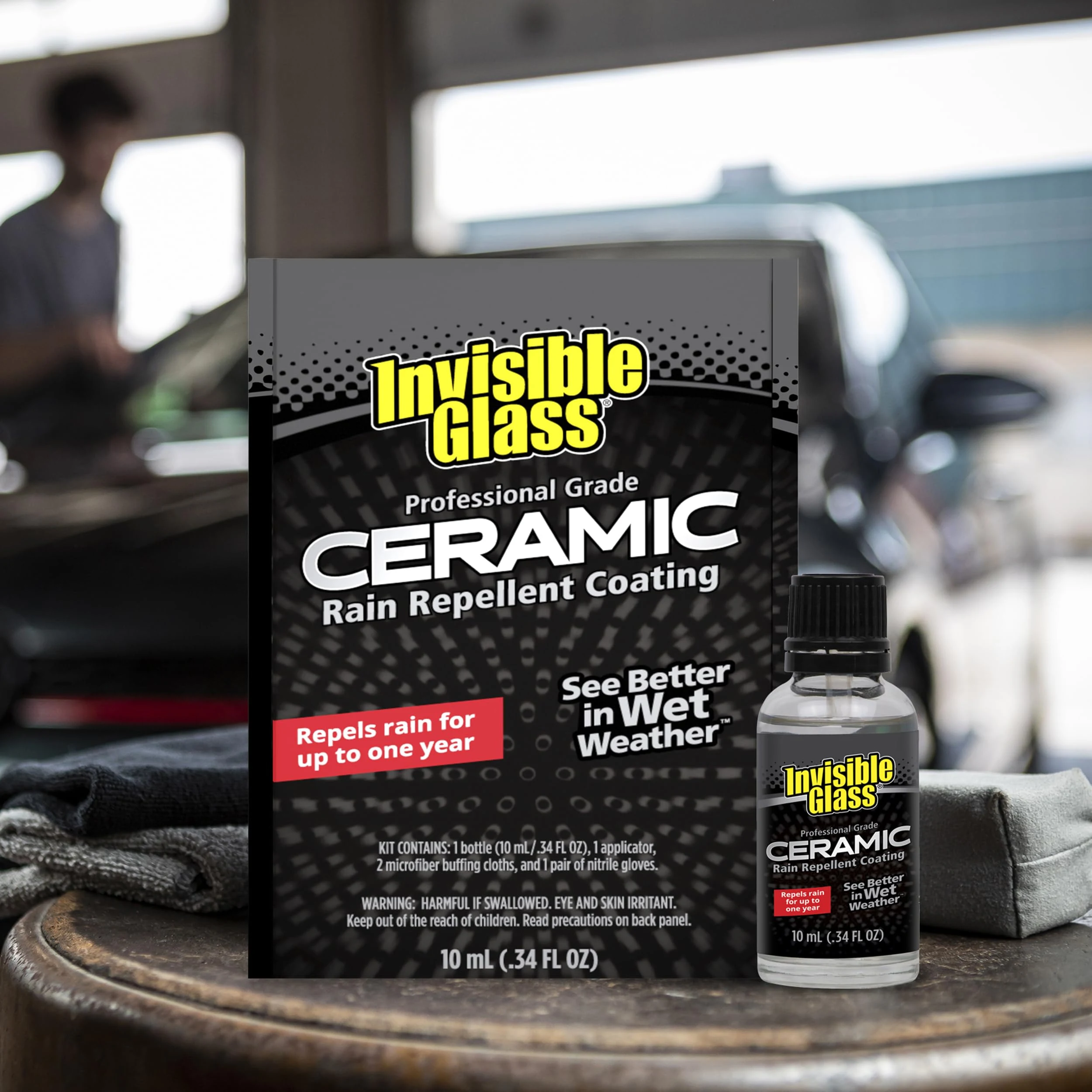 Invisible Glass Ceramic Rain Repellent, 10 mL, 95154 product photo, view 4 of 8