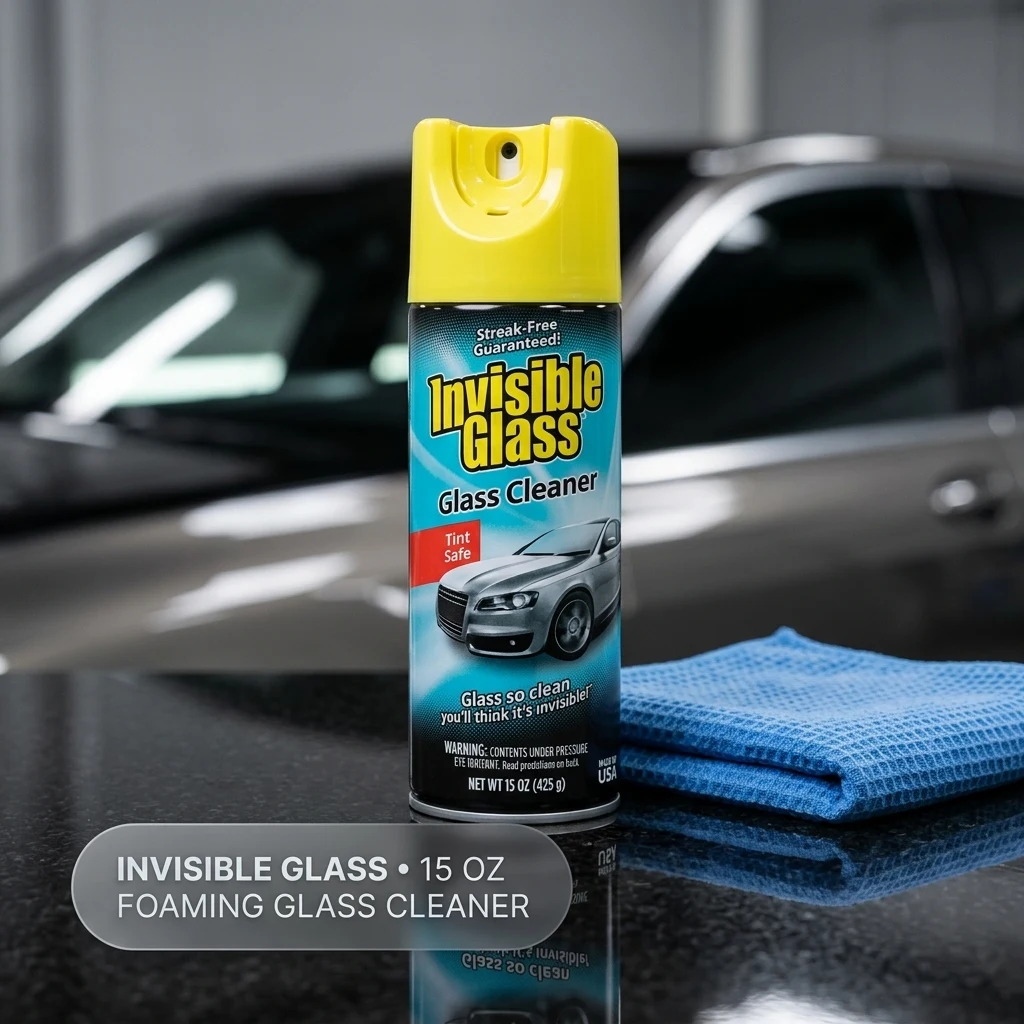 Invisible Glass Auto Glass Cleaner Foaming Spray, 15 oz, 91163 product photo, view 1 of 6