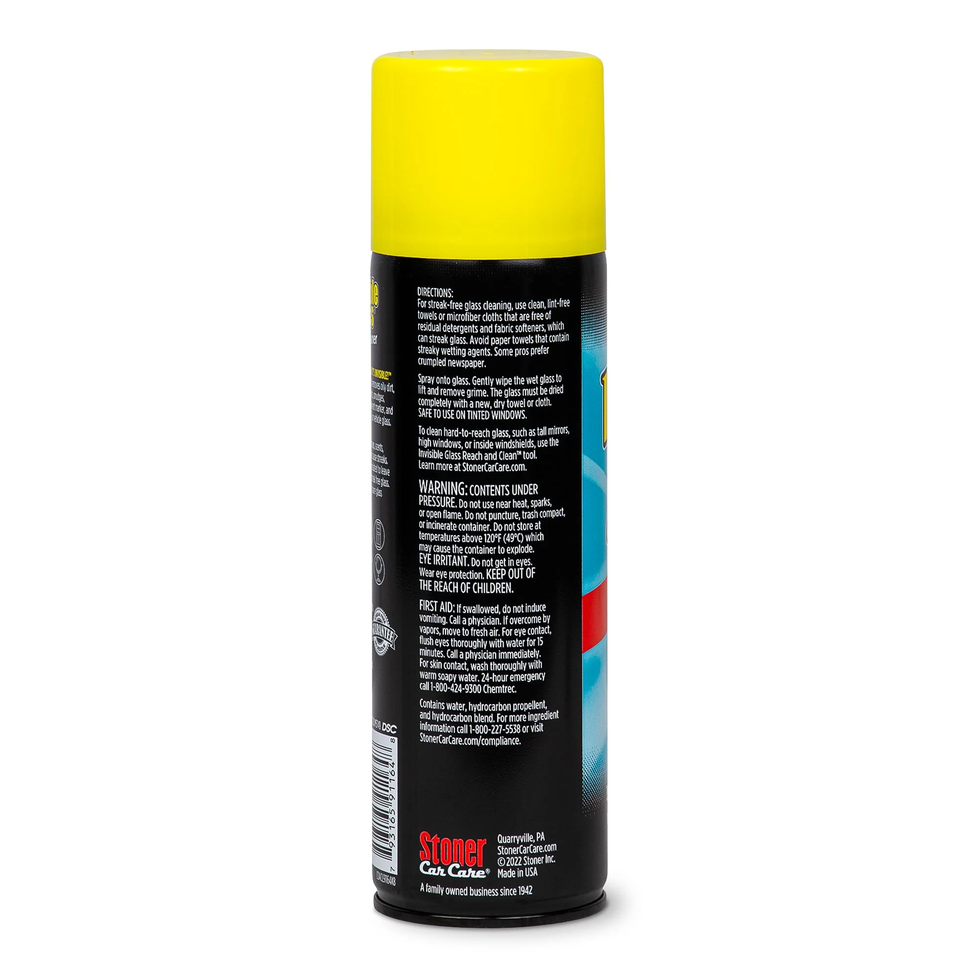 Invisible Glass Auto Glass Cleaner Foaming Spray, 19 oz, 91164 (Pack of 2) product photo, view 2 of 6