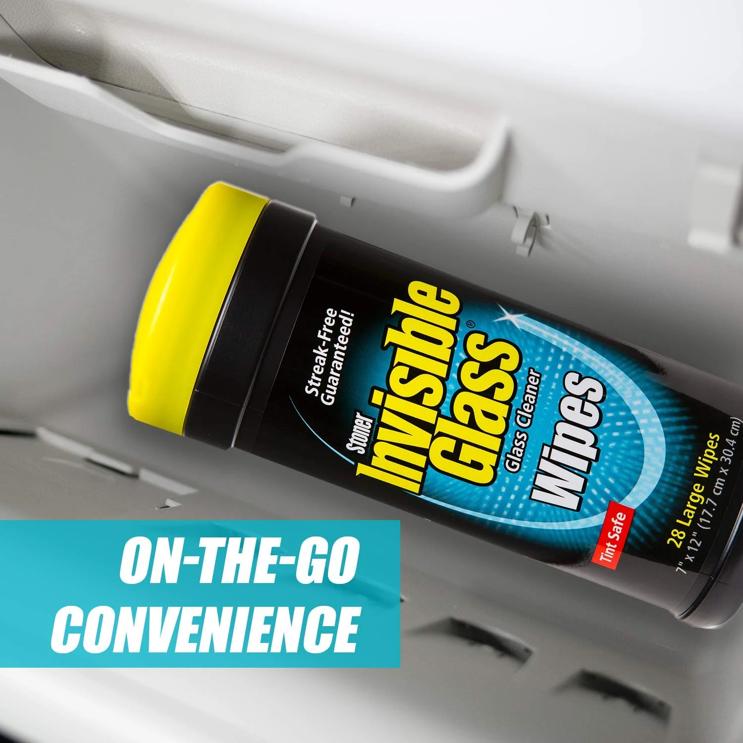 Invisible Glass Auto Glass Cleaning Wipes, 28 Count, 90166 product photo, view 4 of 7