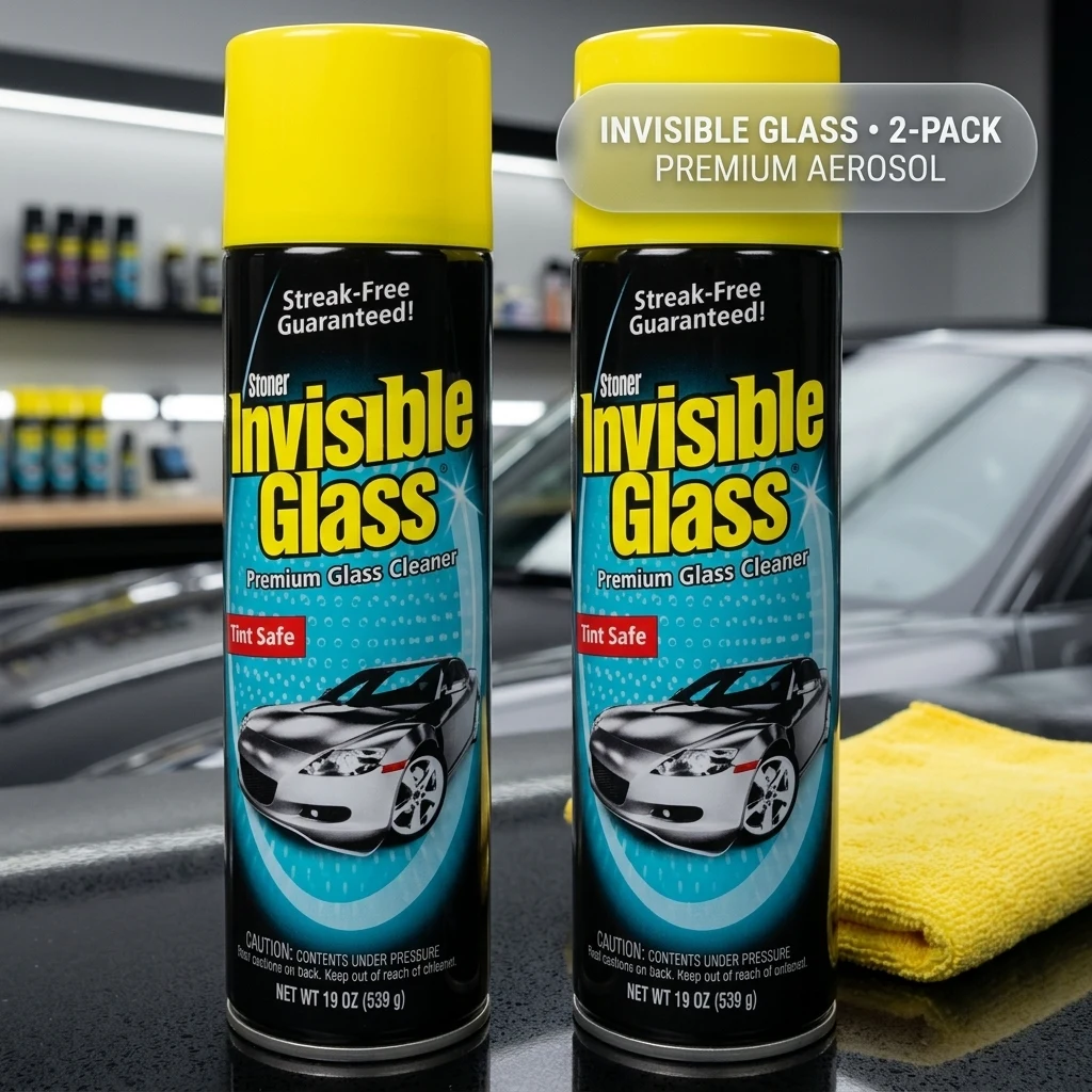 Invisible Glass Premium Glass Cleaners (91164-2PK) and Glass Cleaning Tool (95160) product photo, view 1 of 7