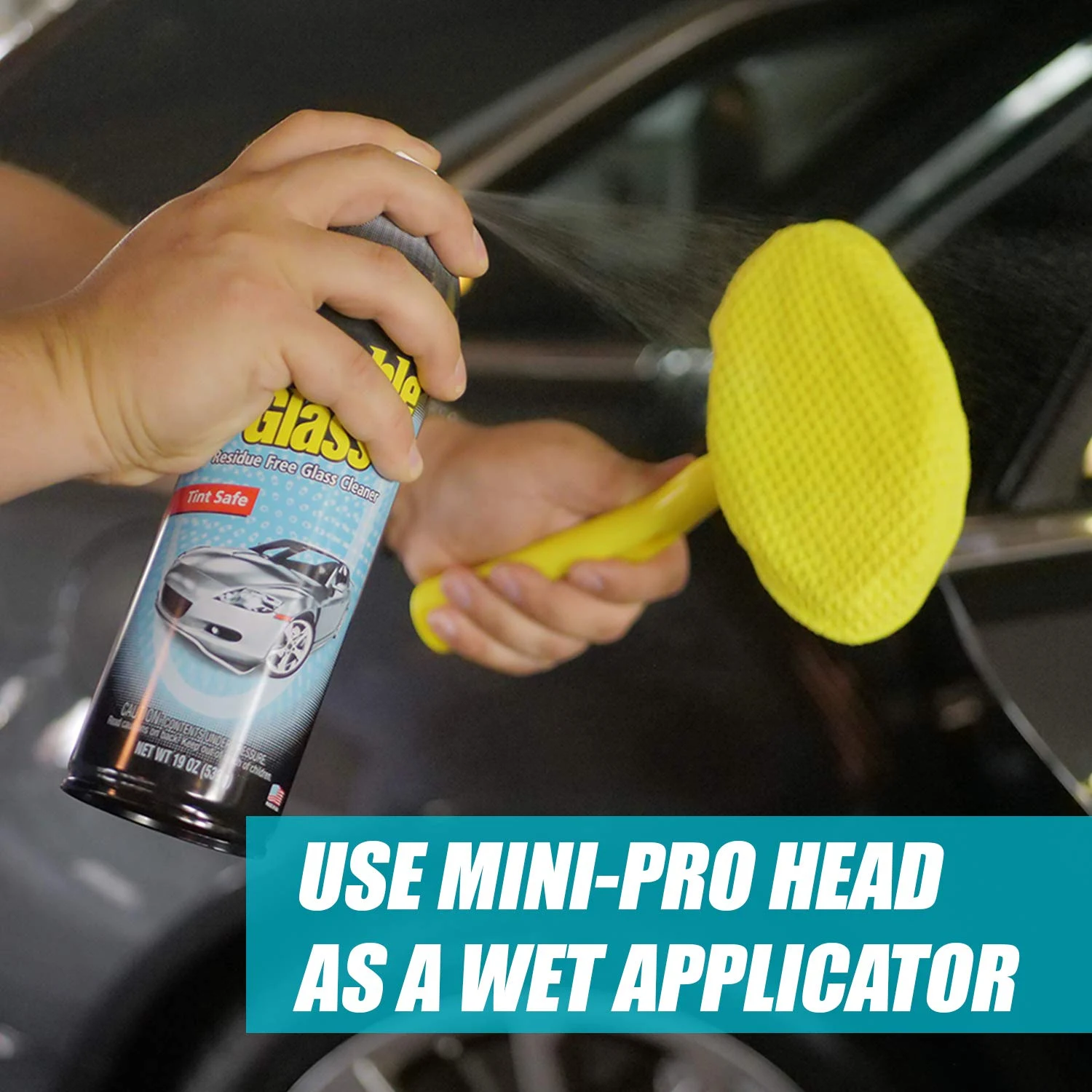 Invisible Glass Reach & Clean Wet-Dry Pro Windshield Cleaner Tool, 95164 product photo, view 7 of 7