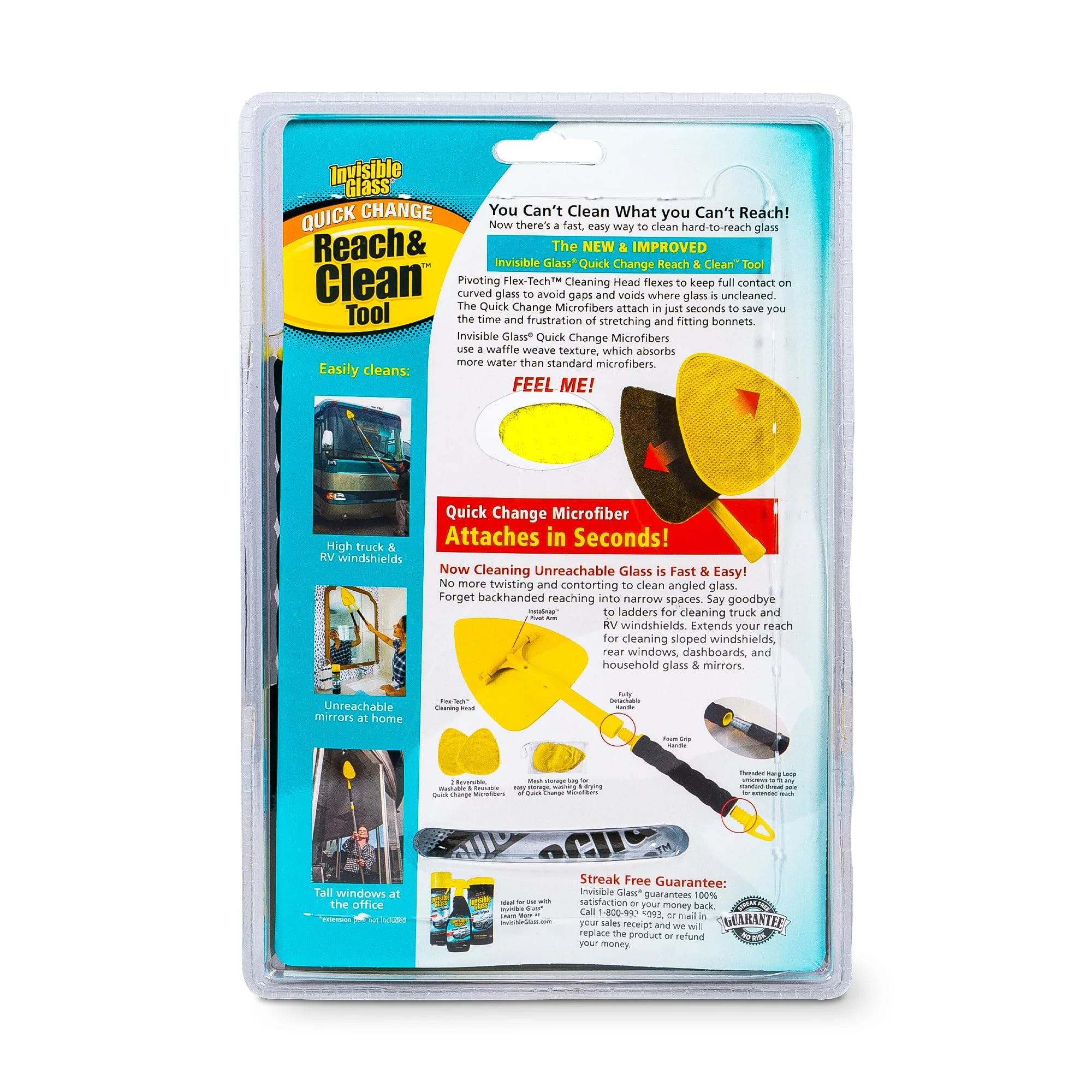 Invisible Glass Reach & Clean Windshield Cleaner Tool, 95160 product photo, view 4 of 7