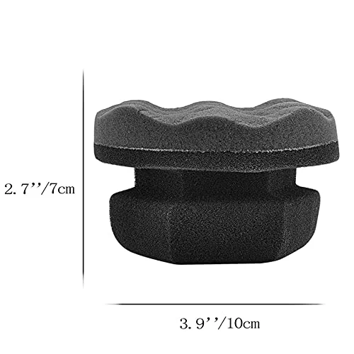 IPELY 2 Pack Large Tire Shine Applicator Pad, Durable and Reusable Hex-Grip Tire Dressing Applicator Pad for Applying Tire Sh product photo, view 7 of 7