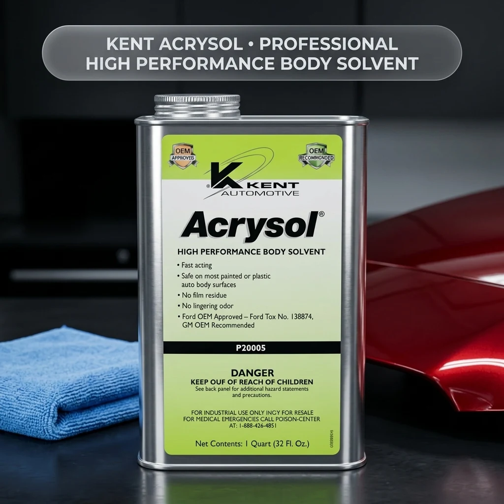 Kent ACRYSOL Body Solvent, Professional-Grade Surface Cleaner for Automotive Paint Prep – Fast-Acting Wax, Grease & Adhesive product photo