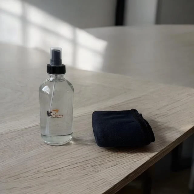 Kent Acrysol Paint Preparation and Auto Body Solvent 8 Fl oz P20005 with Microfiber Towel product photo, view 2 of 2