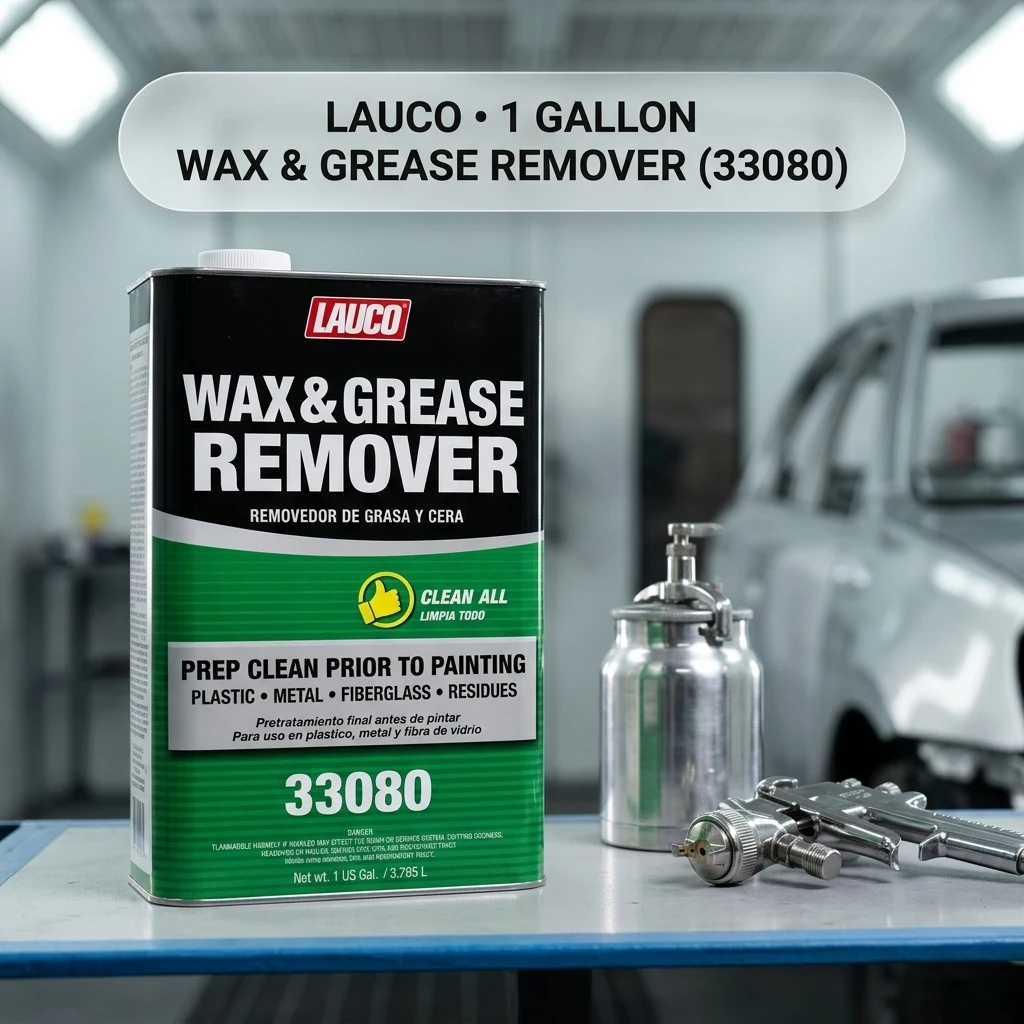 LAUCO Wax and Grease Remover 1 Gallon Multi-Surface Paint Prep Cleaner for Auto Body, Garage product photo, view 1 of 7