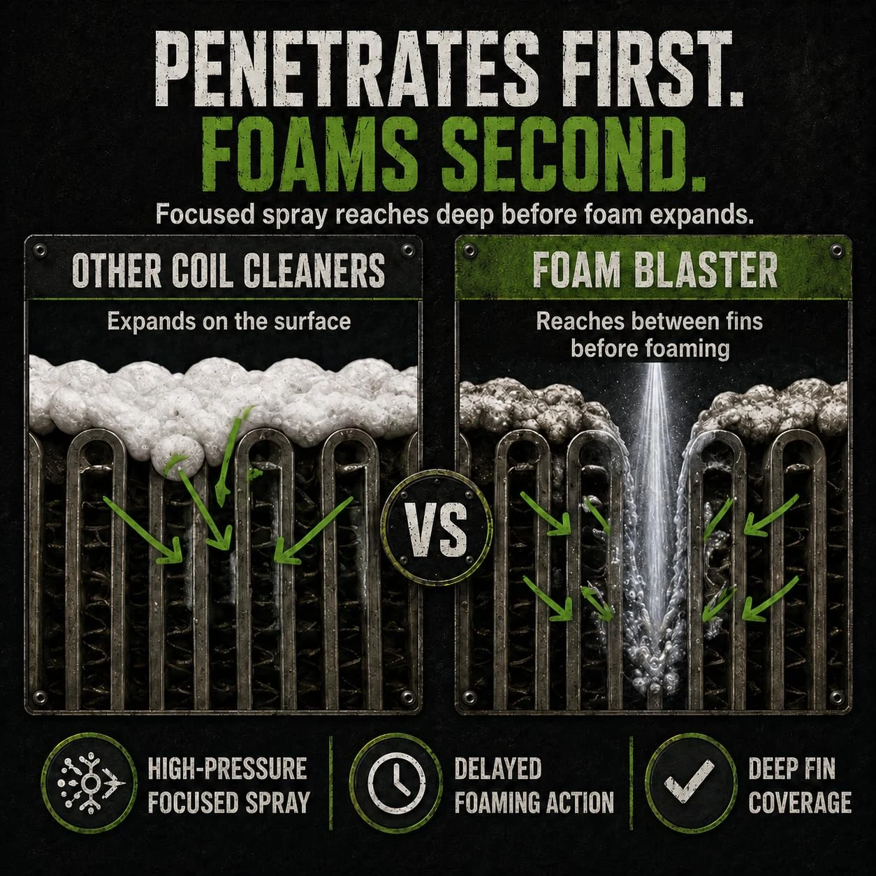 Leak Saver Foam Blaster AC Coil Cleaner Foam Spray product photo, view 5 of 7