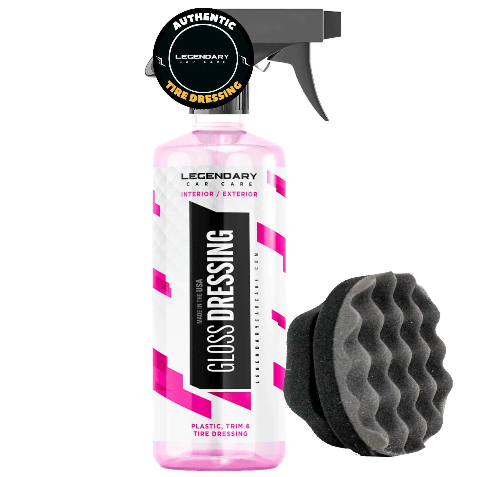 Legendary Gloss Dressing with Applicator 16oz - Tire, Trim & Vinyl Shine product photo, view 2 of 7