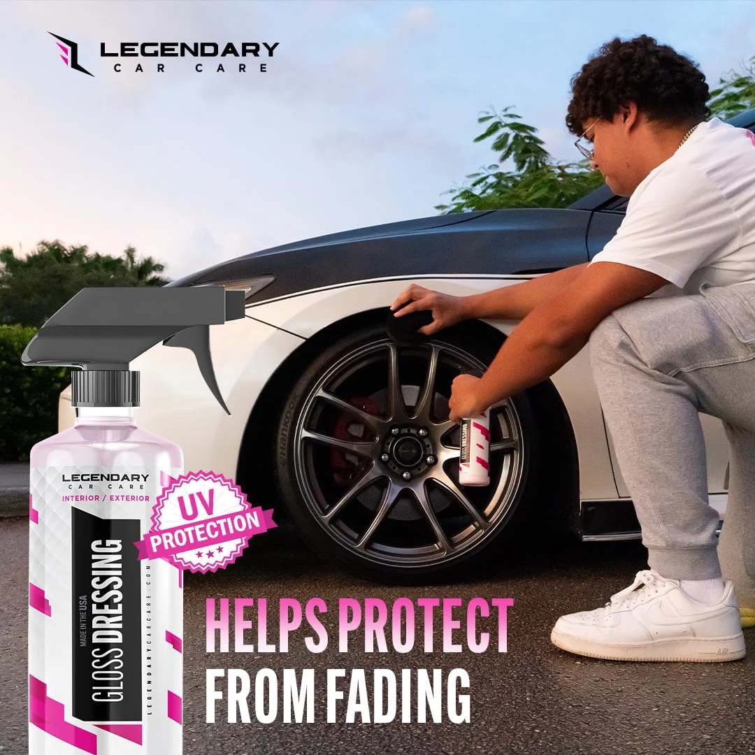 Legendary Gloss Dressing with Applicator 16oz - Tire, Trim & Vinyl Shine product photo, view 5 of 7