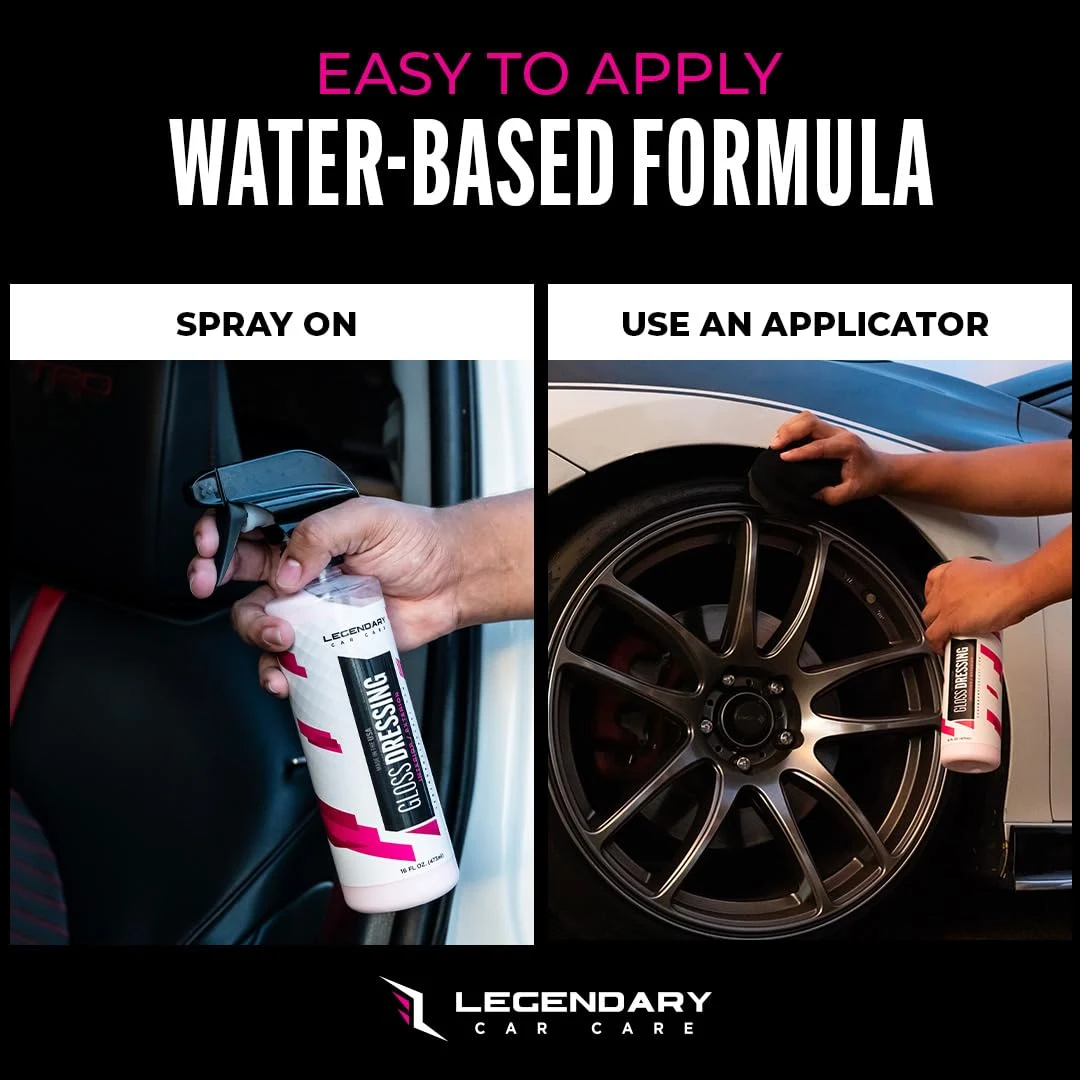 Legendary Gloss Dressing with Applicator 16oz - Tire, Trim & Vinyl Shine product photo, view 7 of 7