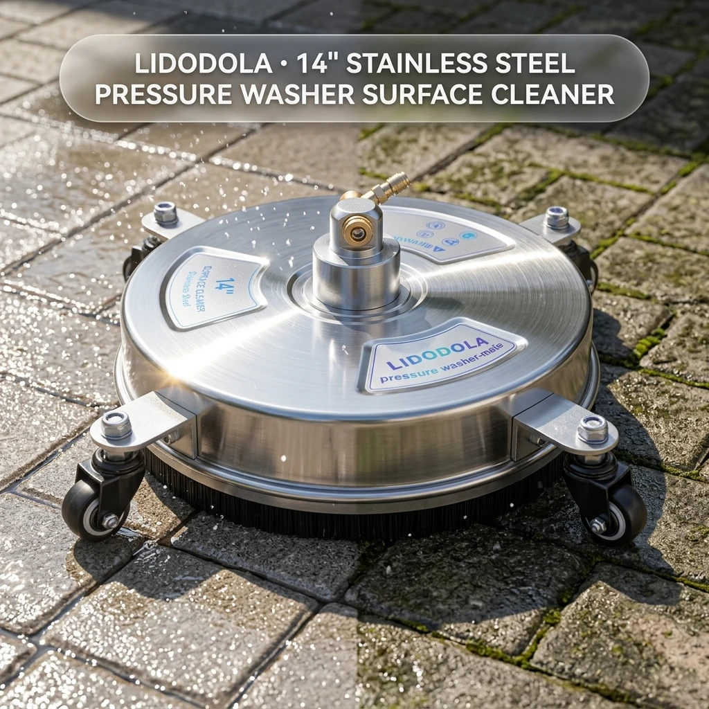 LidoDola 14'' Pressure Washer Surface Cleaner, Power Washer Accessory product photo