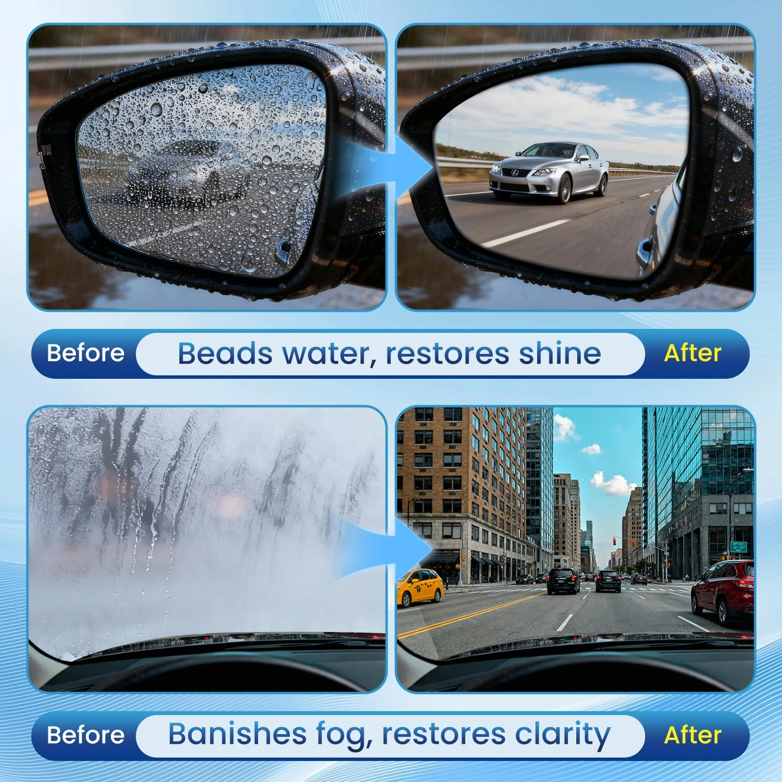 LUXFINISH Water Repellent & Anti-Fog Spray product photo, view 4 of 7