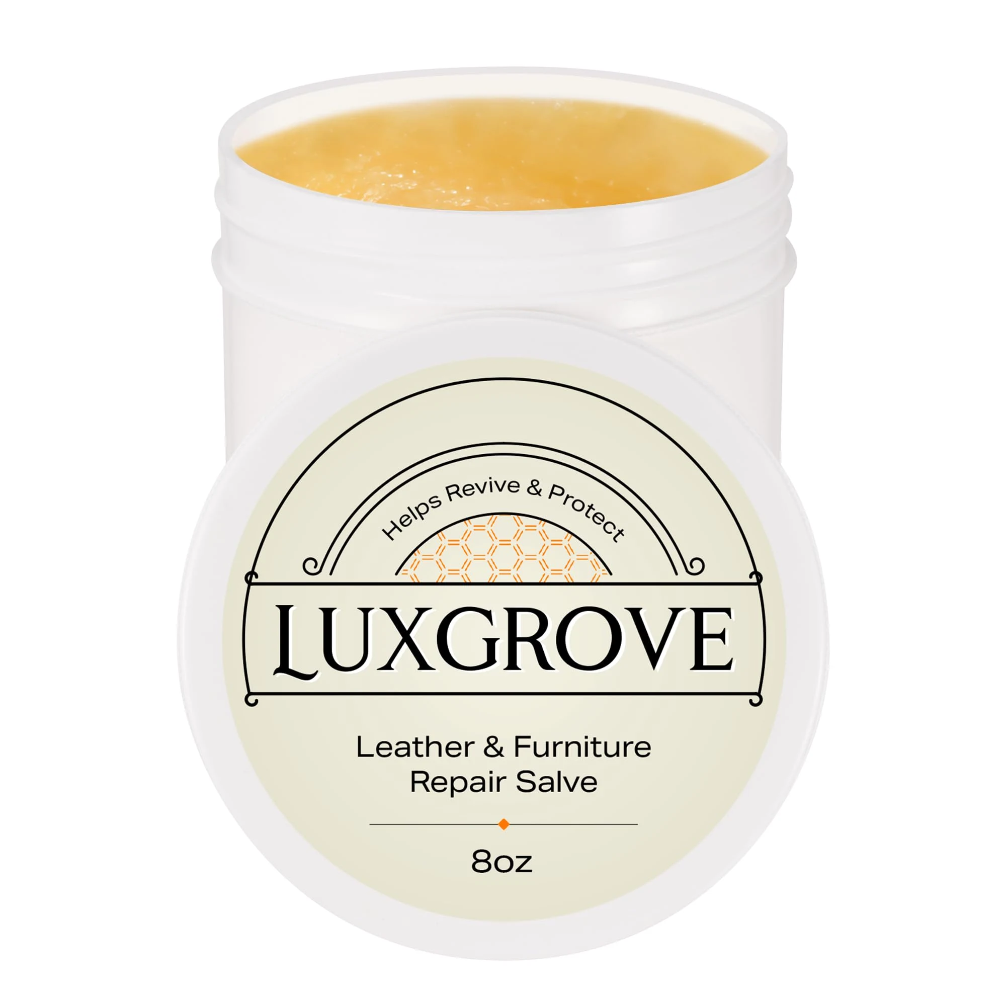 LUXGROVE® Wood & Leather Furniture Repair Salve, Conditioning Balm for Couches, Car Seats, Tables, Cabinets, Doors, Shoes, Pu product photo, view 2 of 7