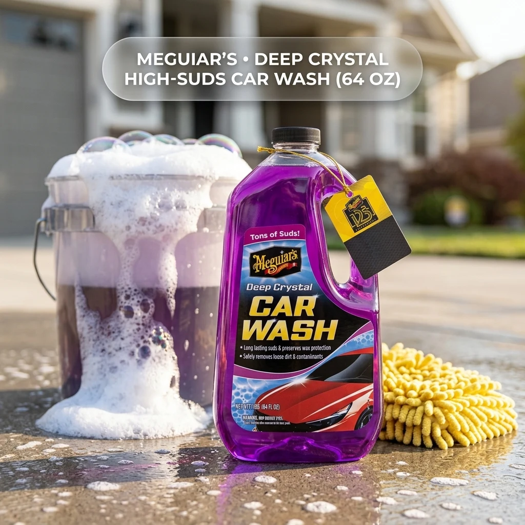 Meguiar's Deep Crystal Car Wash, 64 Oz product photo, view 1 of 7