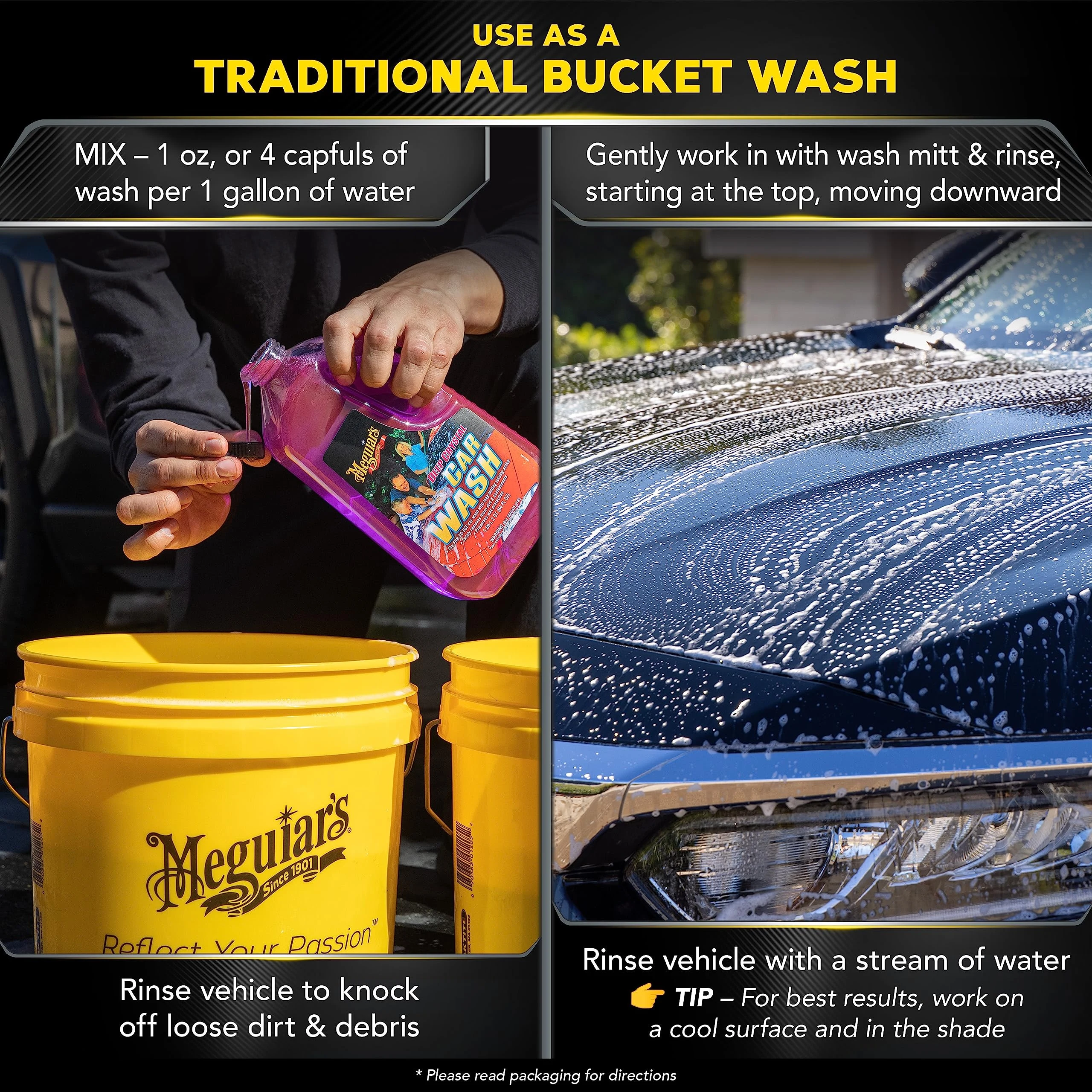 Meguiar's Deep Crystal Car Wash, 64 Oz product photo, view 5 of 7