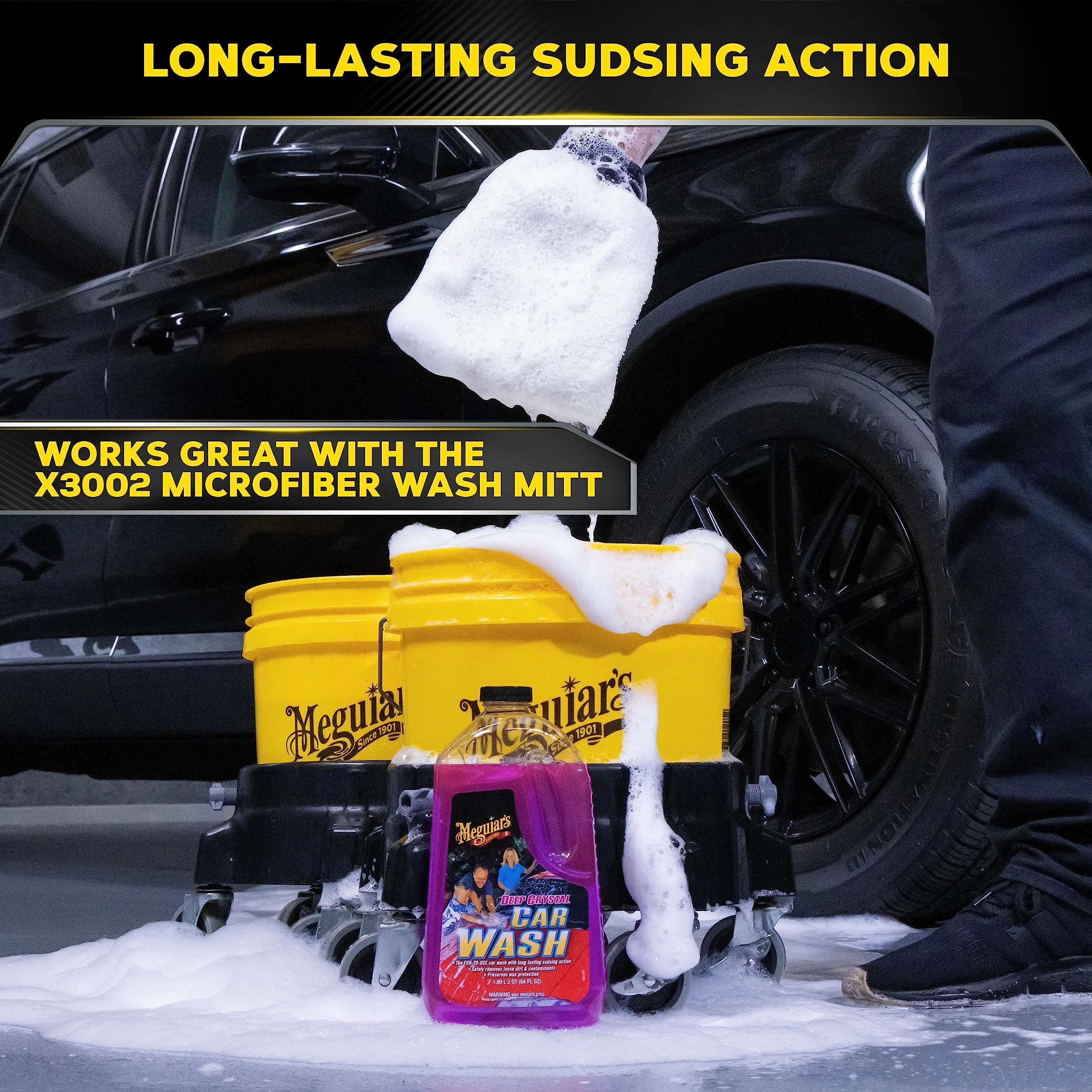 Meguiar's Deep Crystal Car Wash, 64 Oz product photo, view 7 of 7