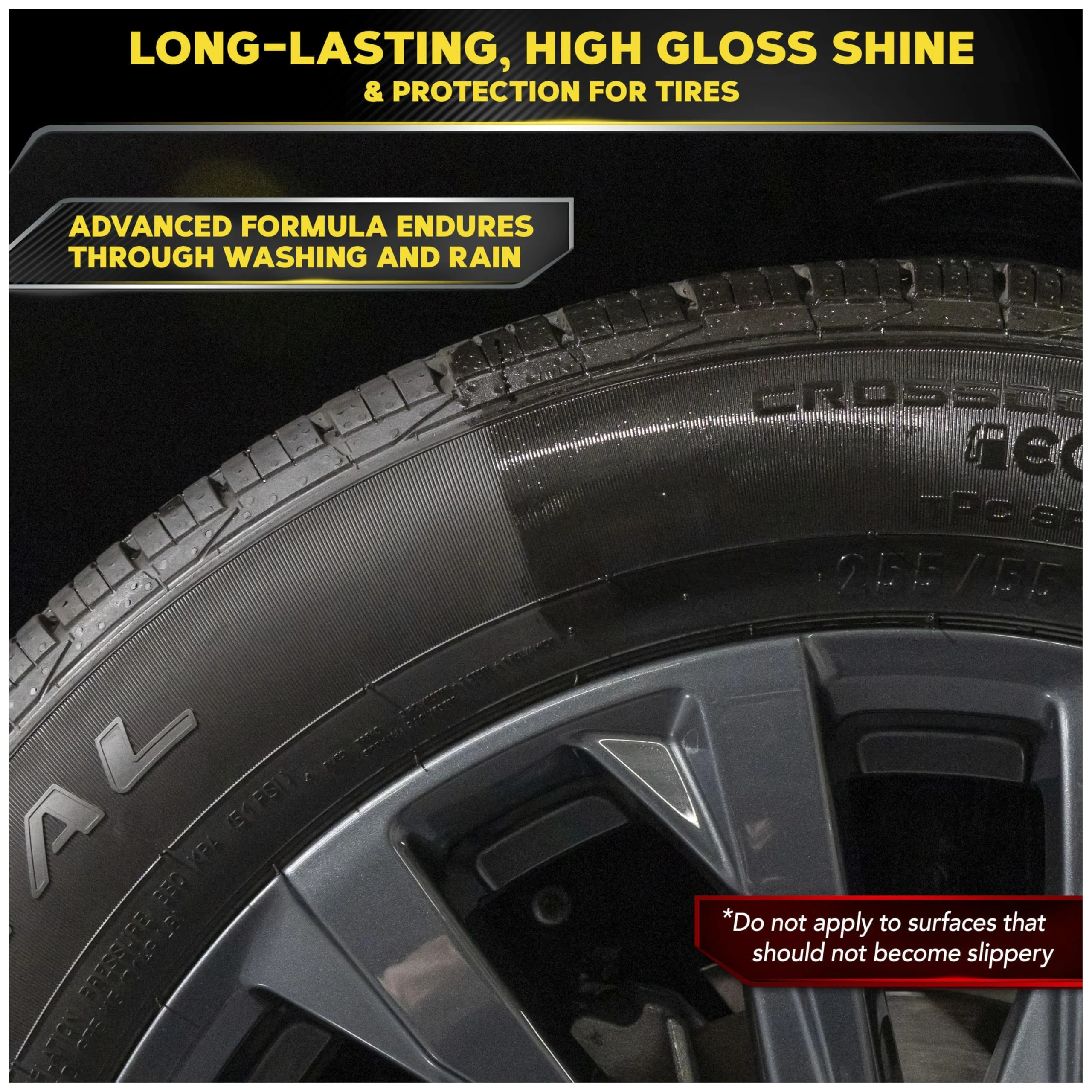 Meguiar’s Endurance Tire Gel - Tire Shine Gel, Premium Car Tire Shine For A Lasting Glossy Finish product photo, view 3 of 7