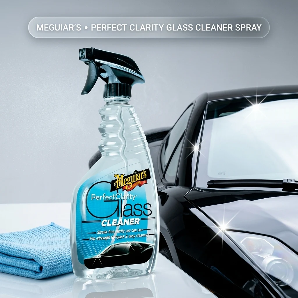 Meguiar's G8216EU Perfect Clarity Glass Cleaner 473ml. Streak free. Pro strength product photo, view 1 of 7