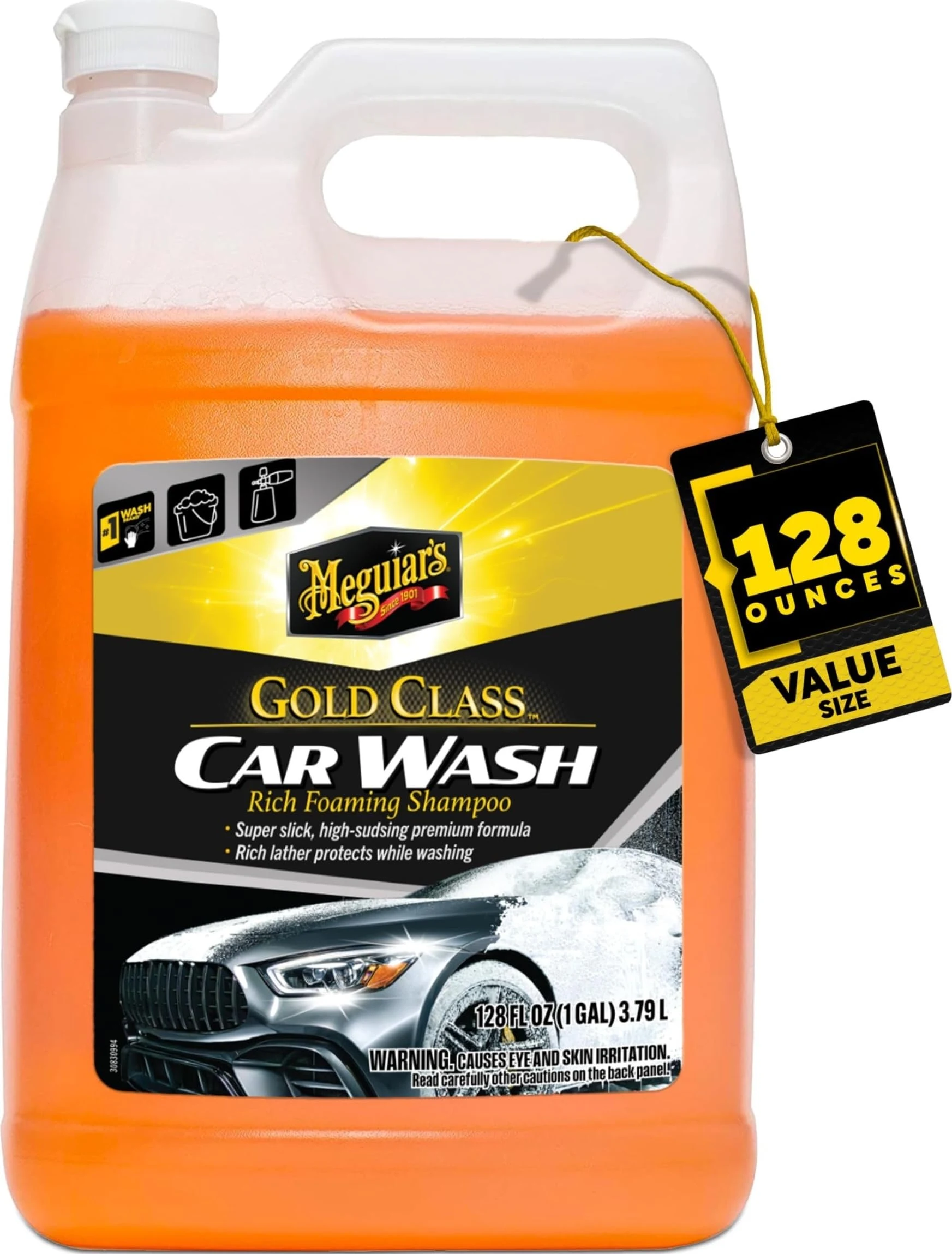 Meguiar's Gold Class Car Wash, 1 Gallon product photo, view 2 of 7