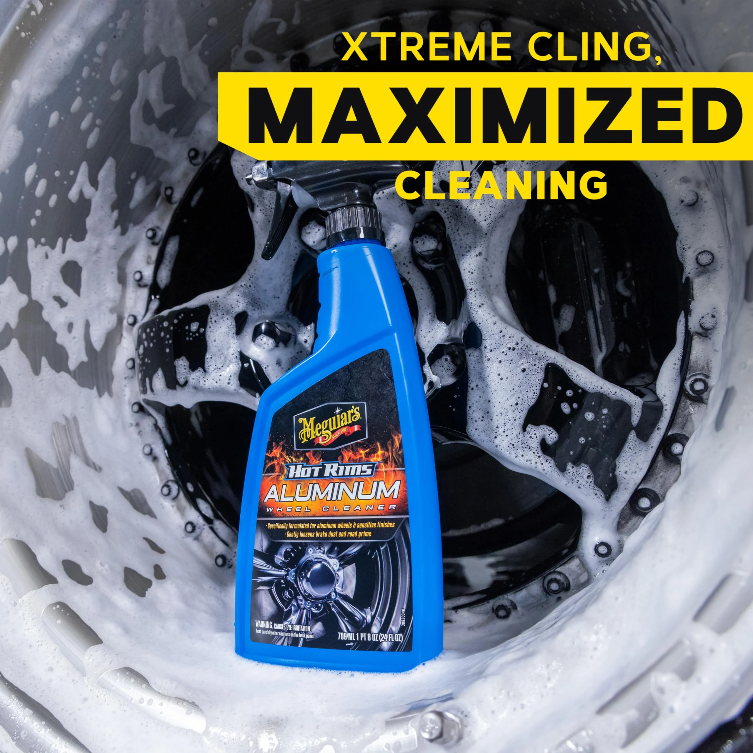Meguiar's Hot Rims Aluminum Wheel Cleaner -24 Oz Spray product photo, view 6 of 7