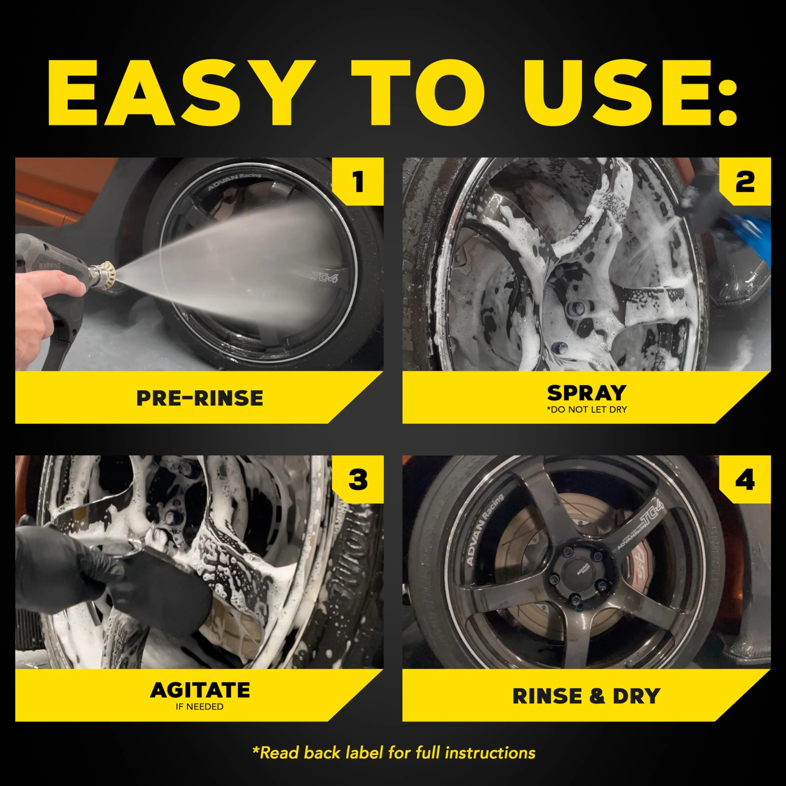 Meguiar's Hot Rims Aluminum Wheel Cleaner -24 Oz Spray product photo, view 7 of 7