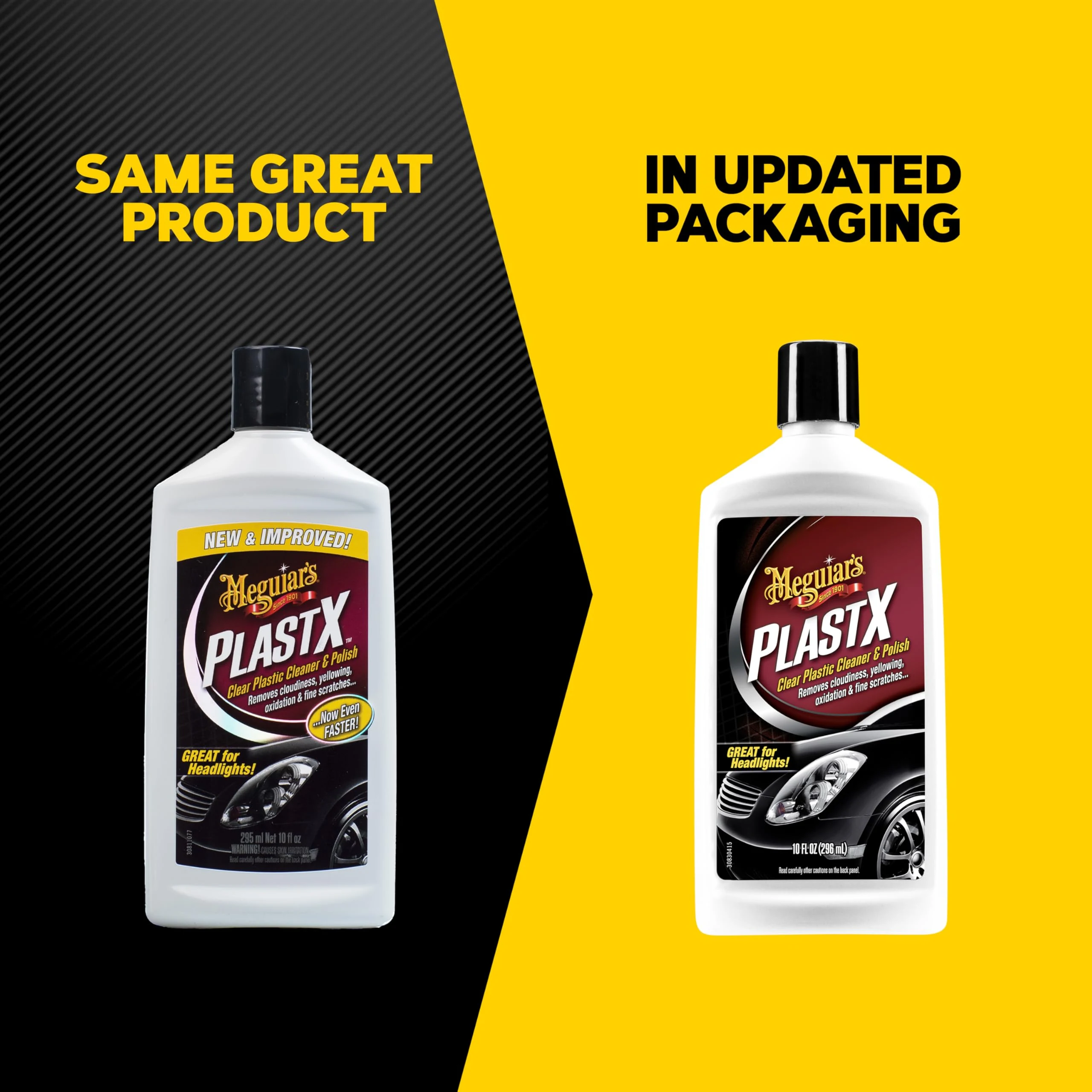 Meguiar's PlastX Clear Plastic Polish Headlight Restoration Polish, 10 Oz product photo, view 3 of 7