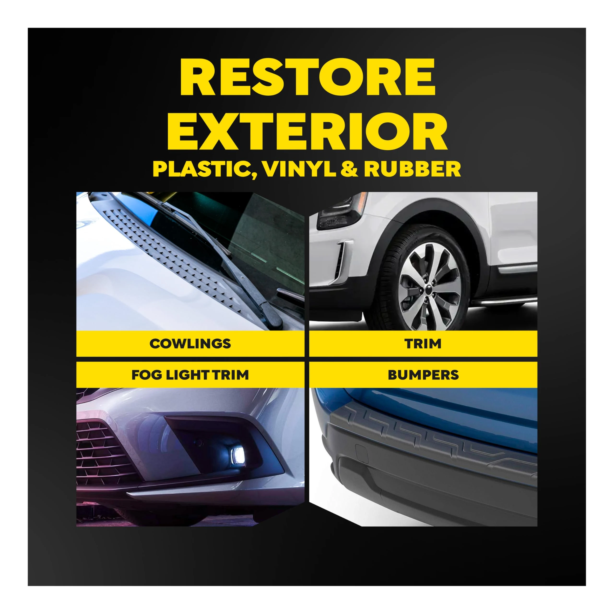 Meguiar's Ultimate Black Plastic Restorer, 16 Oz product photo, view 5 of 7
