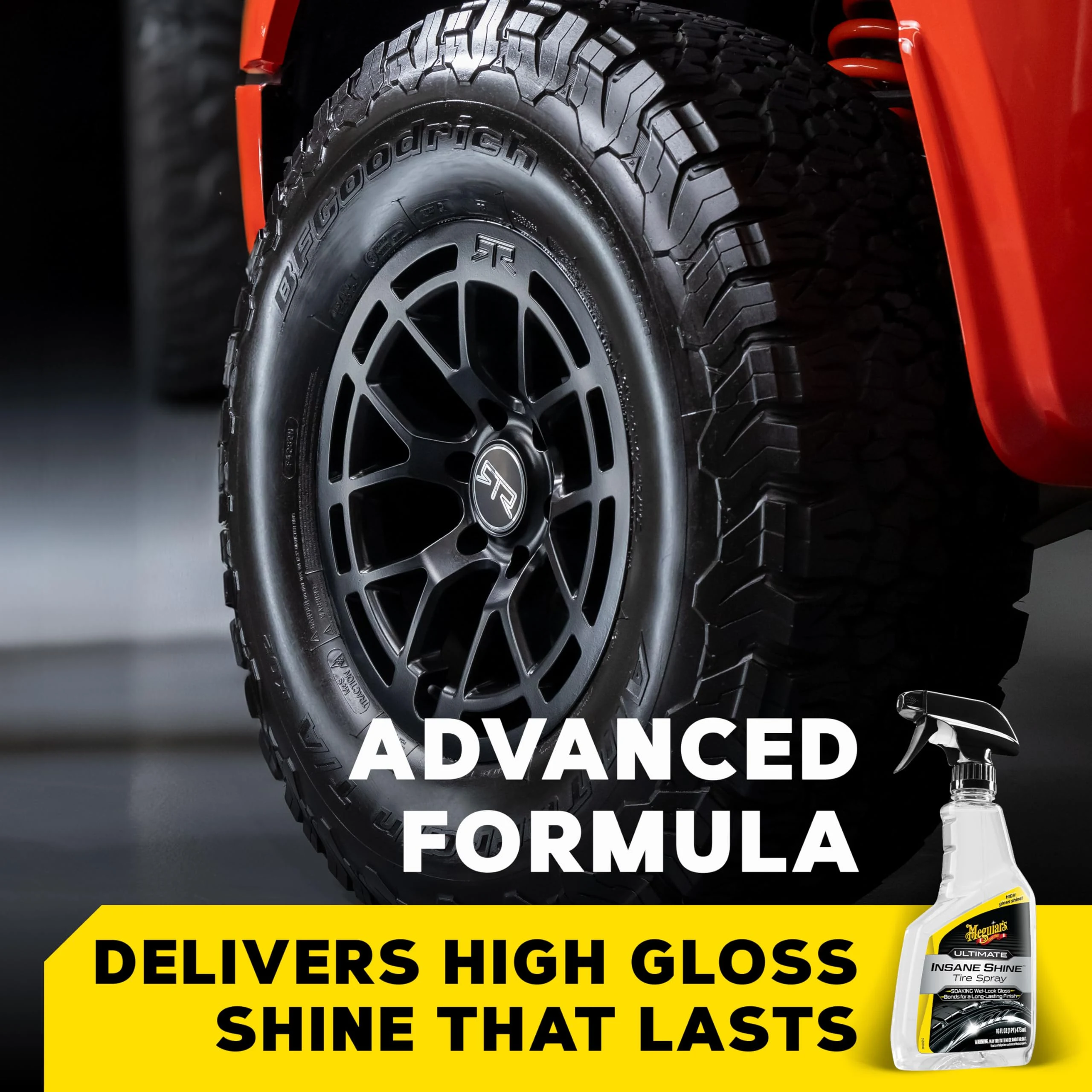 Meguiar's Ultimate Insane Shine Tire Spray, 16 Oz product photo, view 3 of 7