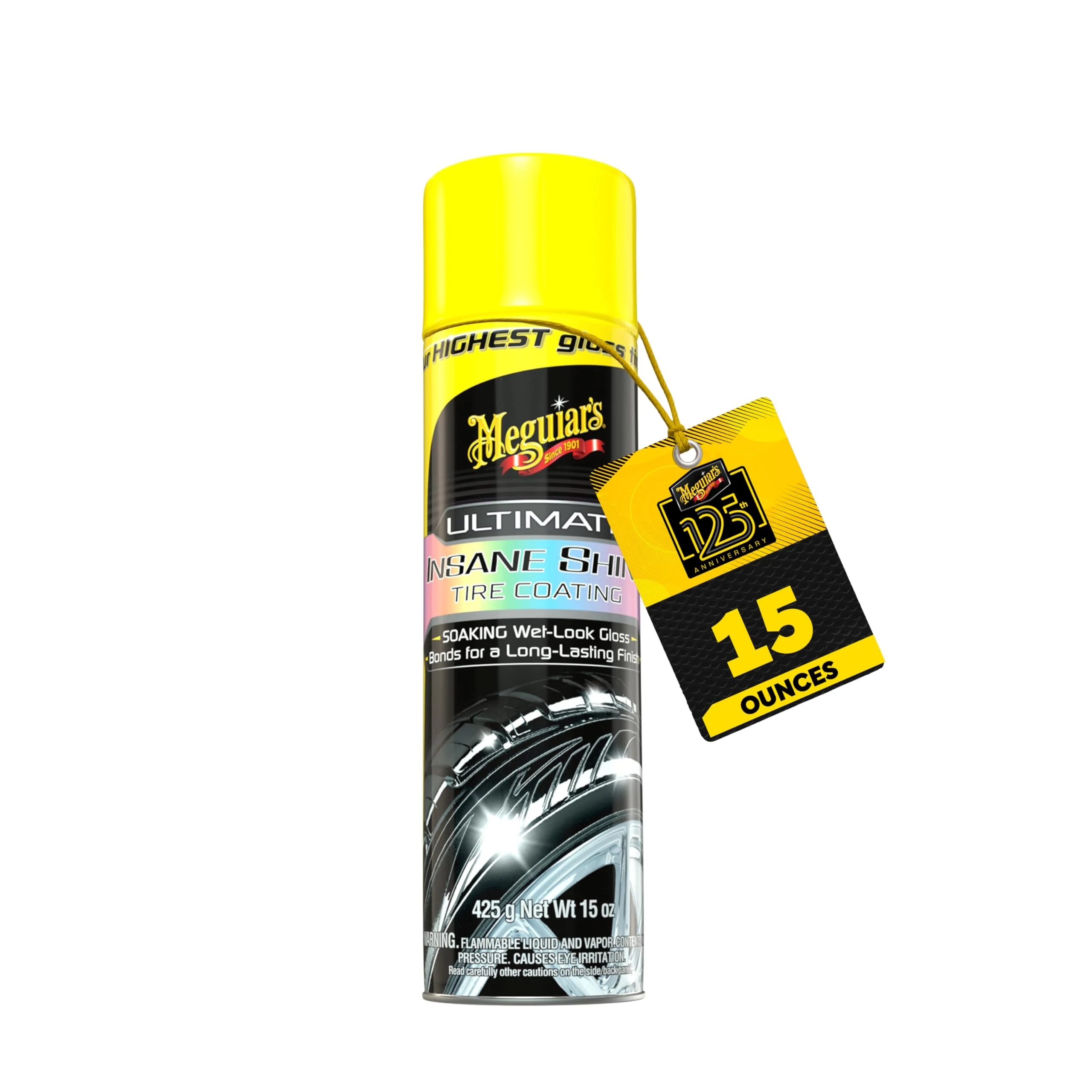 Meguiar's Ultimate Insane Shine Tire Coating, 15 Oz product photo, view 2 of 7